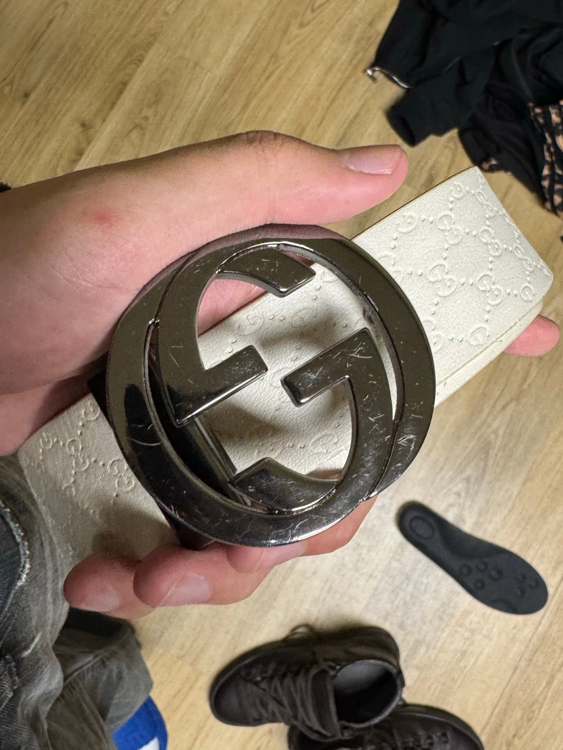 구찌 인터로킹 버클벨트 상품이미지1