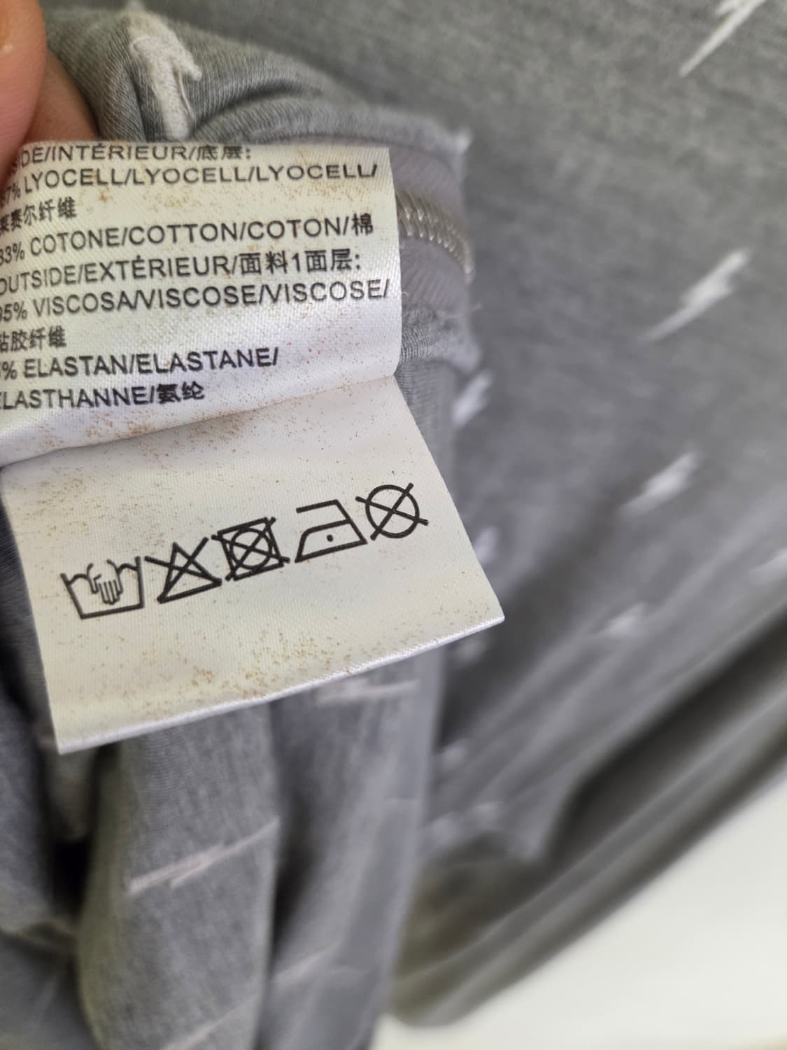 닐바렛 남성 번개 프린팅 긴팔 티셔츠 L 상품이미지7