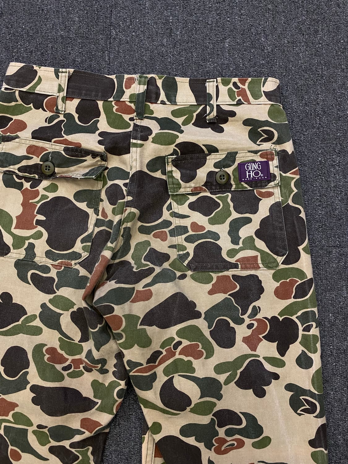 Gung ho 궁호 덕 카모 패턴 카고 팬츠 상품이미지8