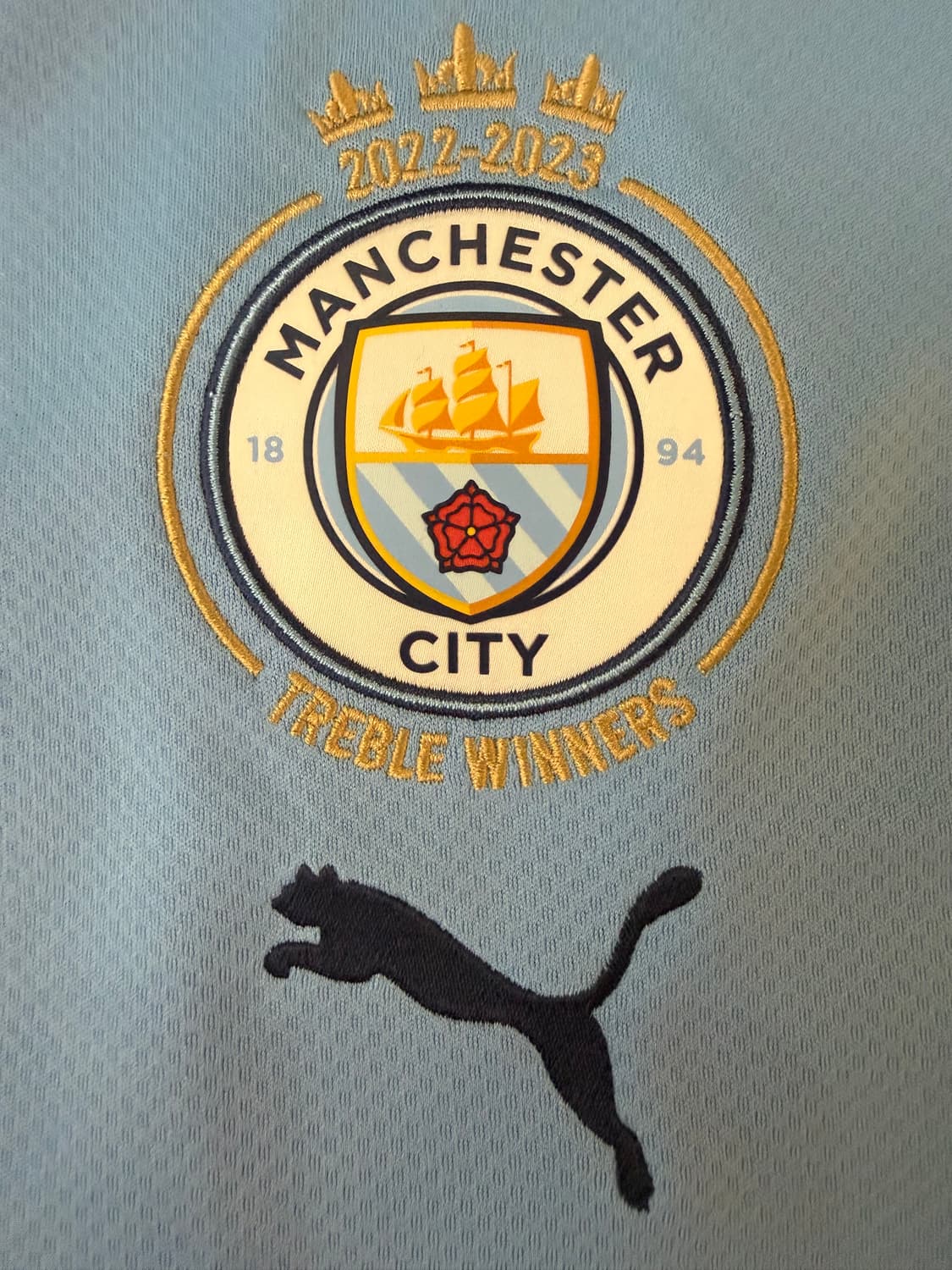 [M/100]22-23 맨시티 트레블 유니폼 데브라이너 779041-01 상품이미지4