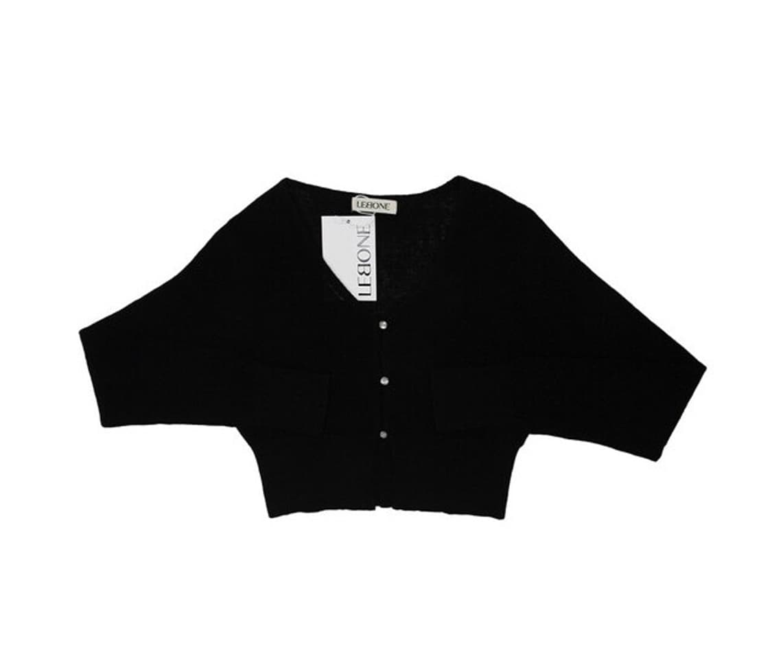 미뉴에트제작 린넨가디건 블랙 상품이미지9