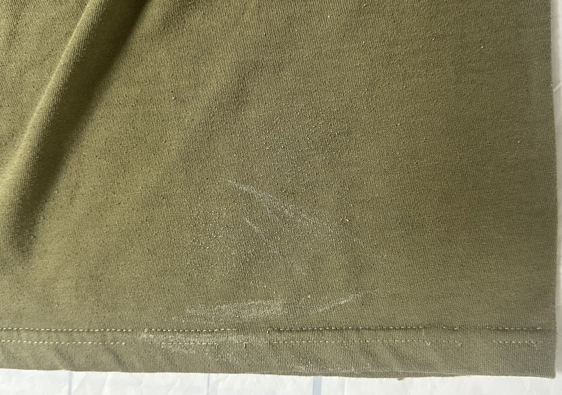 미군 카키색 라운드 반팔 티셔츠 (L) (18) (만원샵) 상품이미지5