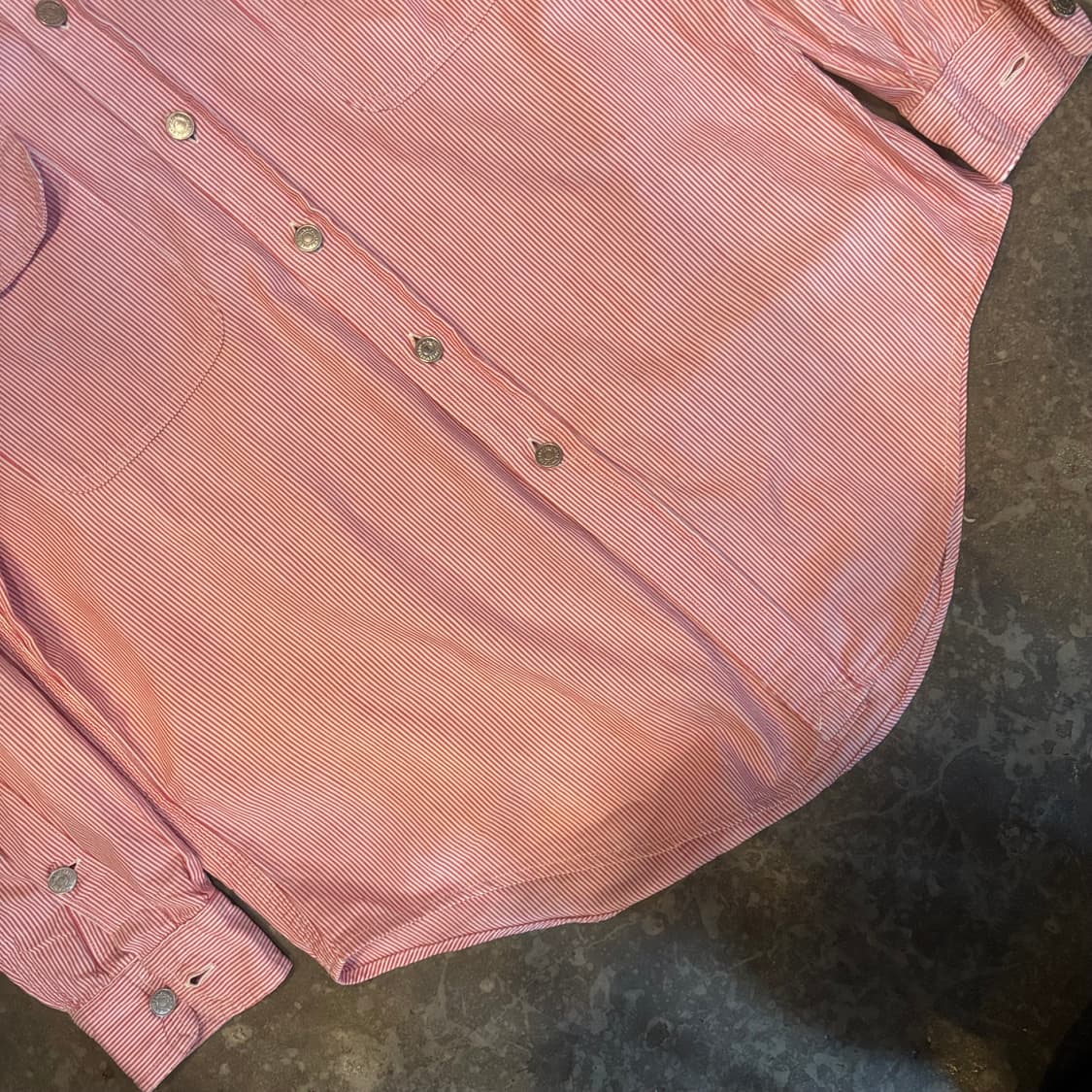 올드 폴로 랄프로렌 스트라이프 워크 셔츠 상품이미지6