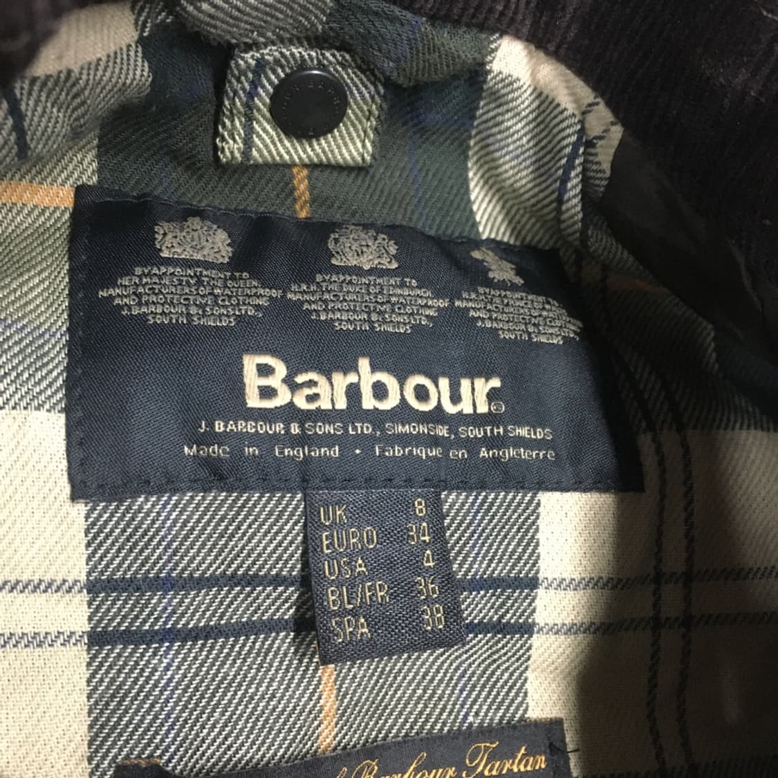 바버 여성 비데일 왁스자켓 DD17 상품이미지2