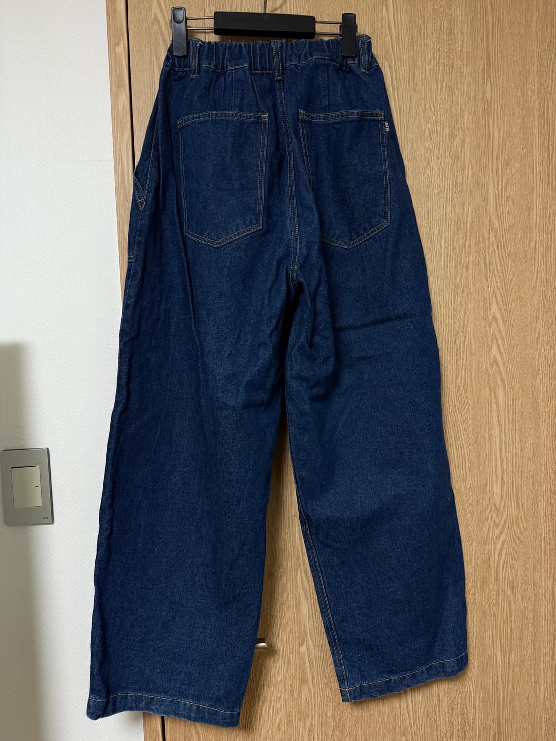 토피 와이드 데님 팬츠 상품이미지2