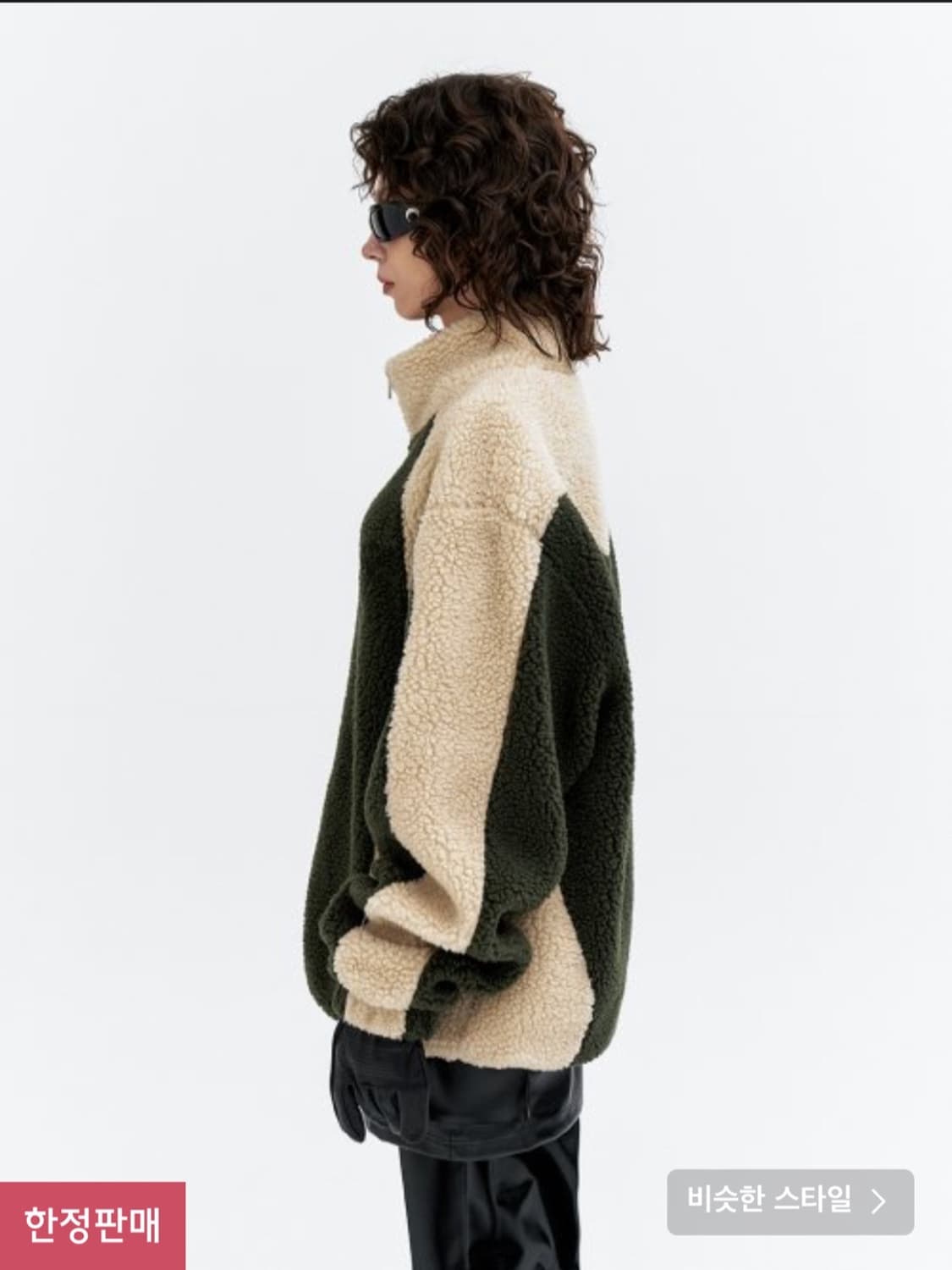 leey 멀티컬러 플리스 자켓 (남녀공용) 상품이미지2