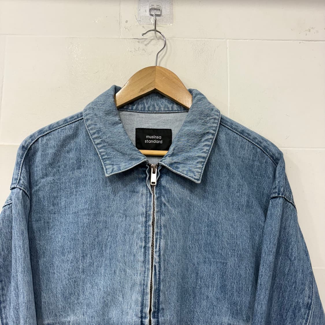 무신사 스탠다드 데님 드리즐러 자켓 상품이미지2