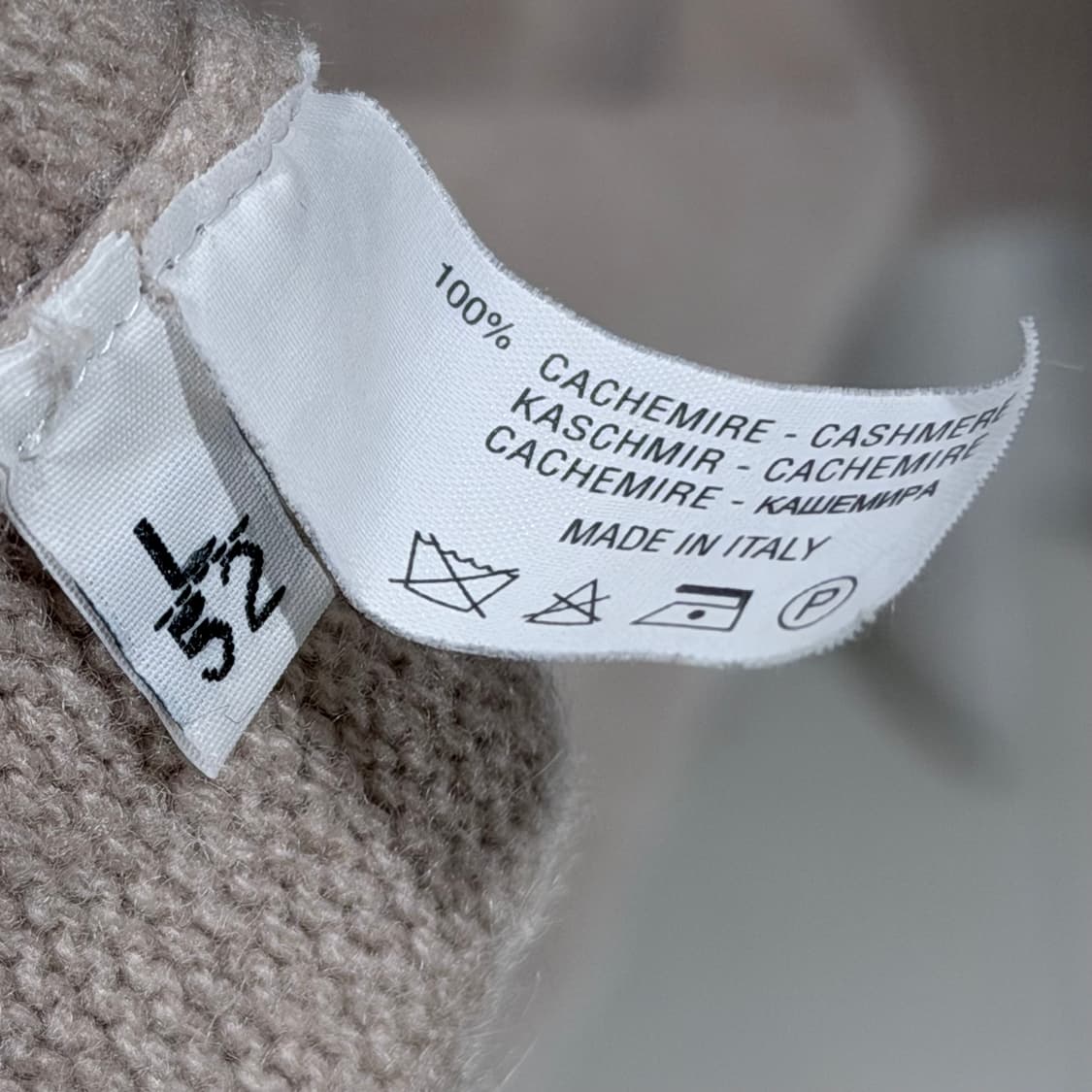 (A+/L) / 키톤 로고 퓨어 캐시미어 크루넥 니트 스웨터 상품이미지7