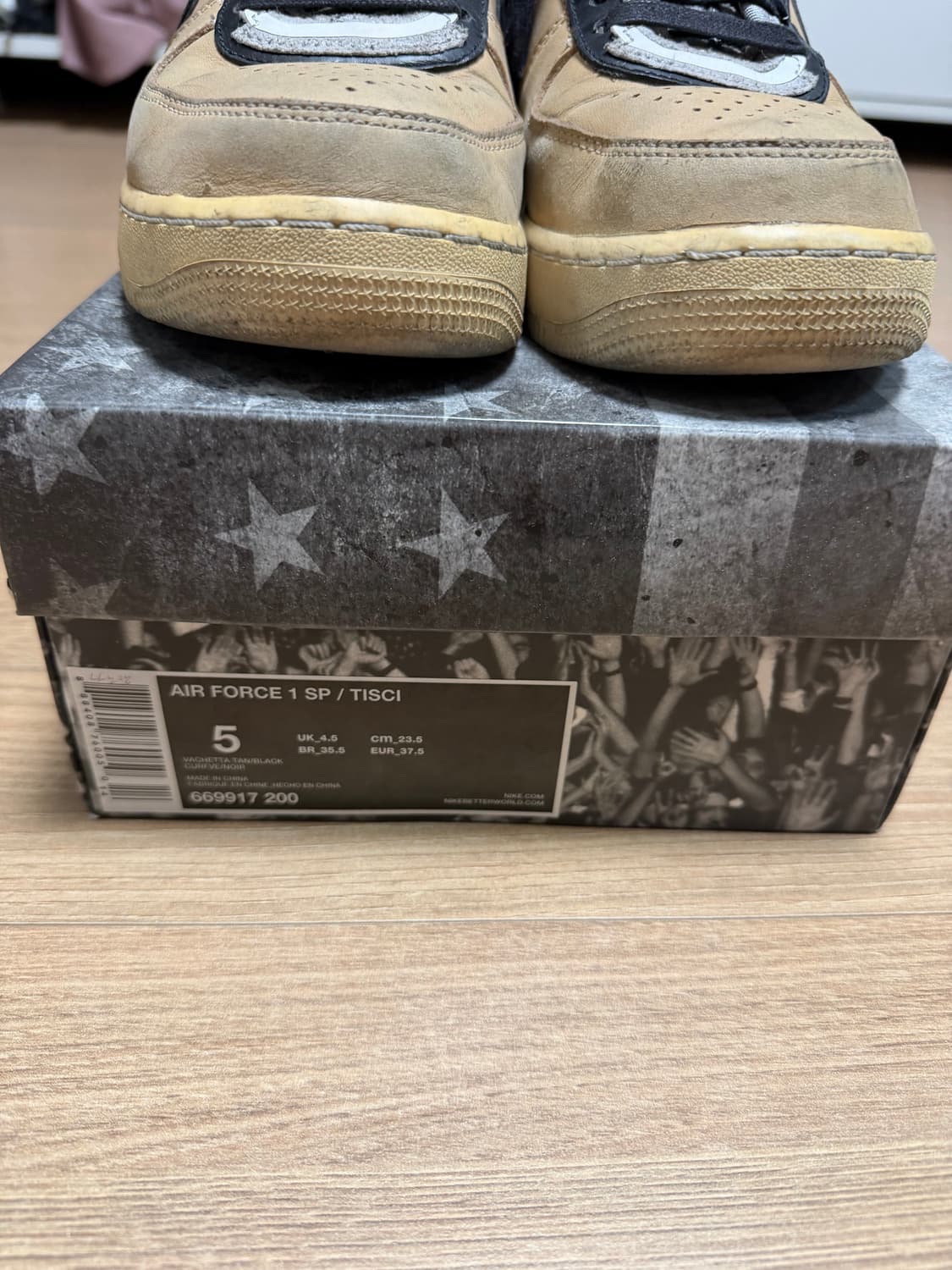 [5] 나이키 x 리카르도 티시 에어포스 1 로우 탄 상품이미지2