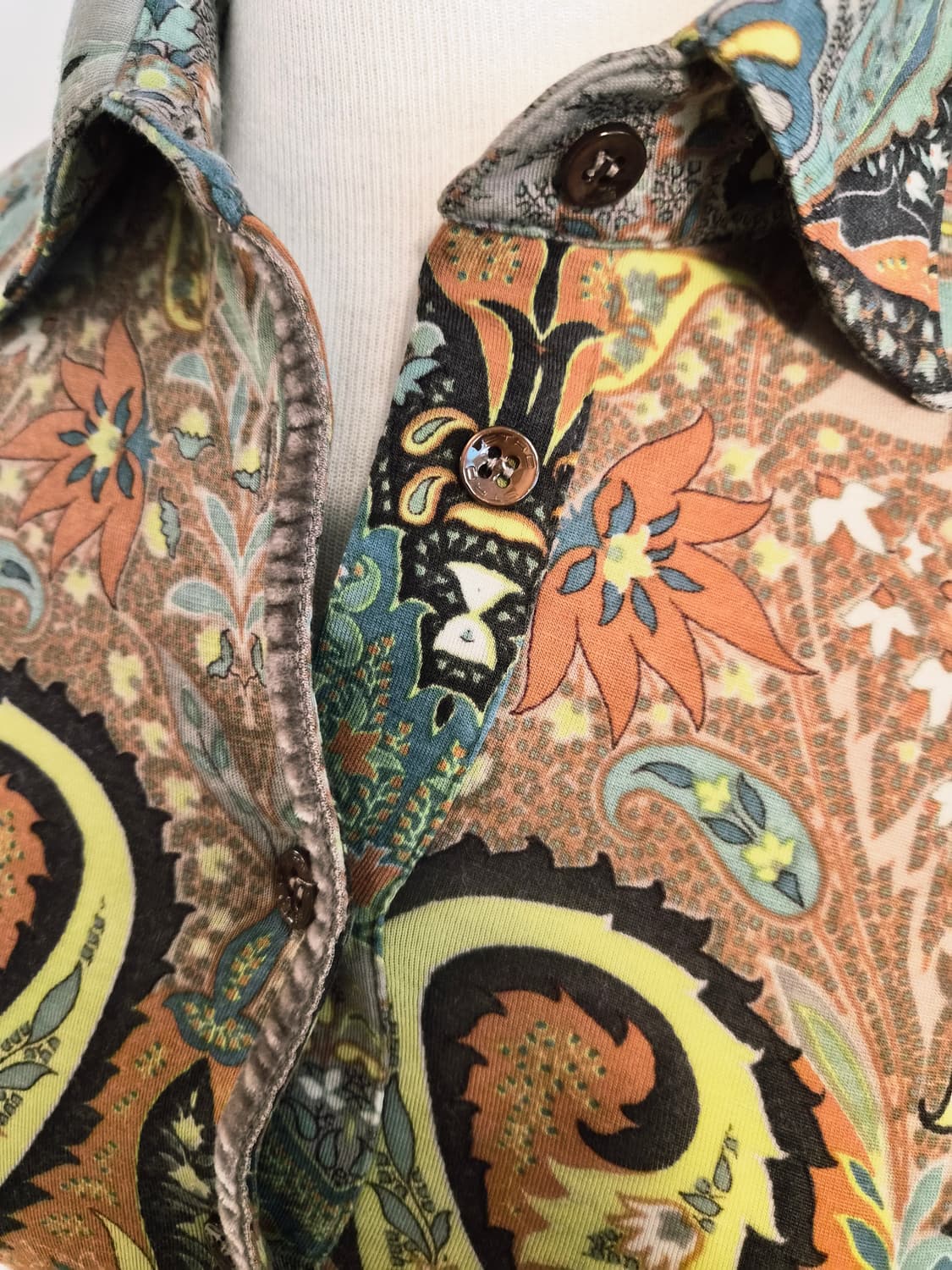 (정품) 에트로 ETRO 페이즐리 패턴 울 혼방 카라 니트/가디건 (42 상품이미지2