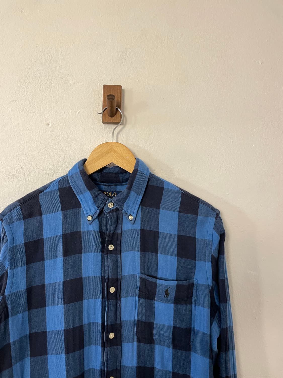 폴로 버튼다운 체크 셔츠  상품이미지2