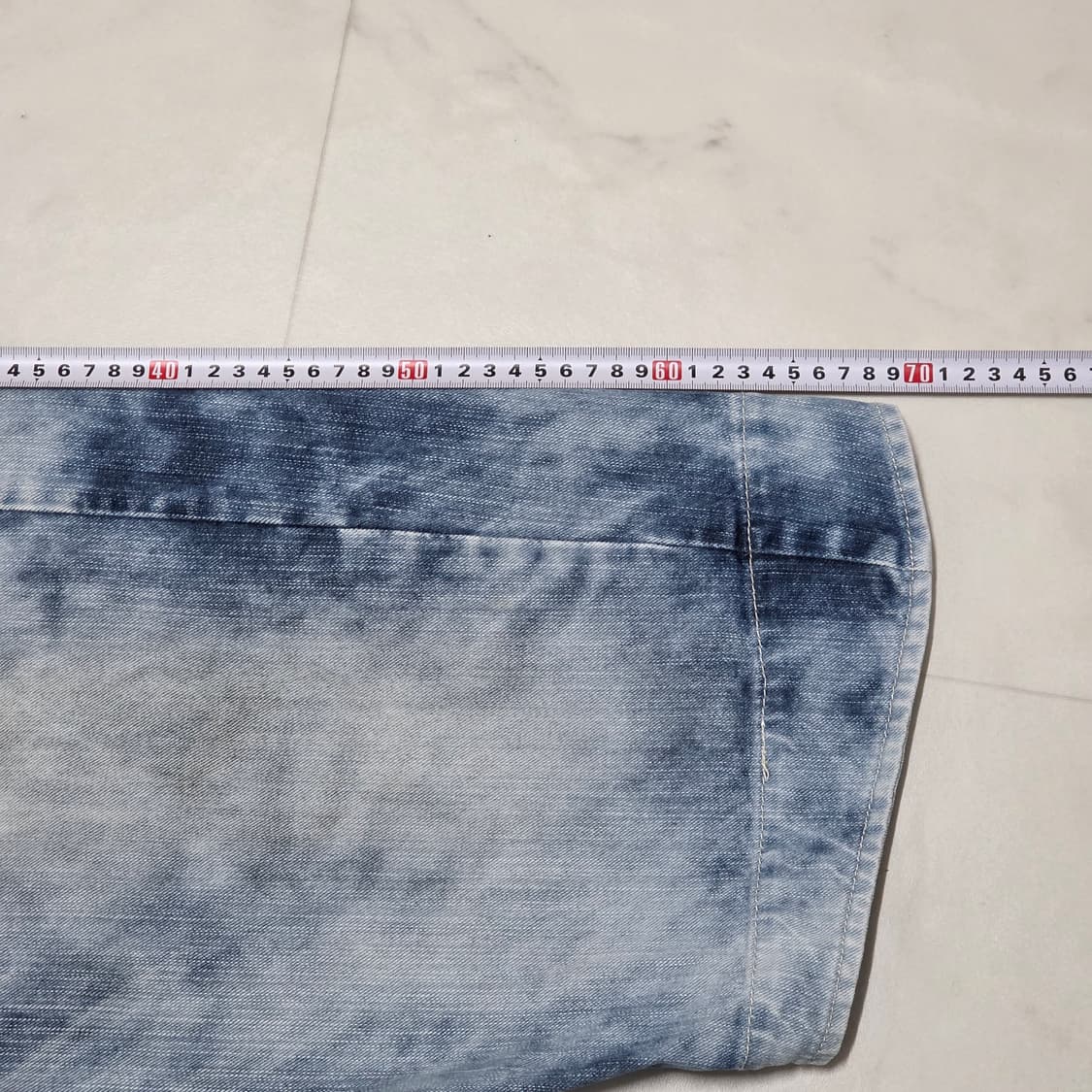 34) 리바이스 에비수 엔지니어드 스톤워싱 데님 쇼츠 상품이미지8