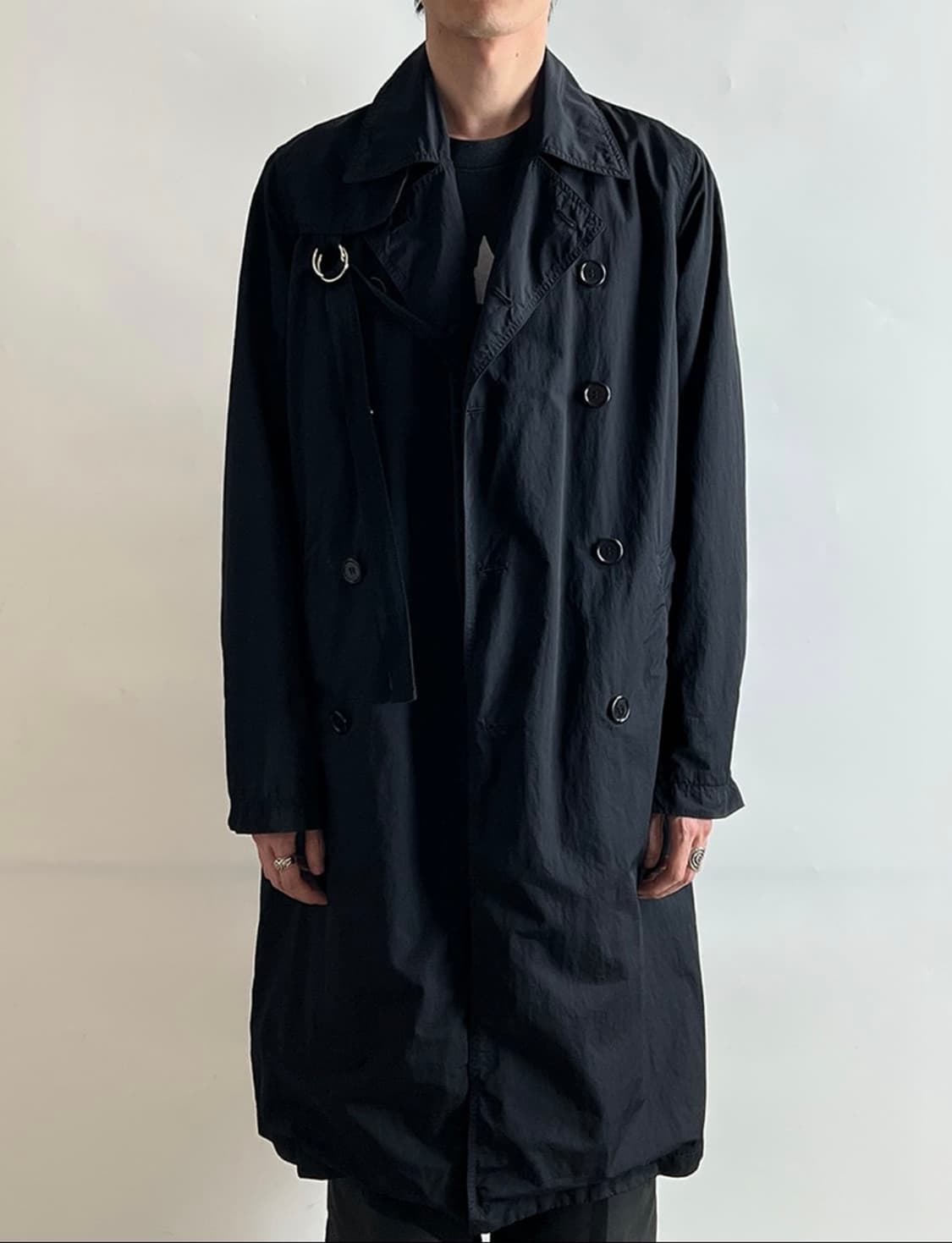 john undercover 나일론 메탈 링코트 상품이미지3