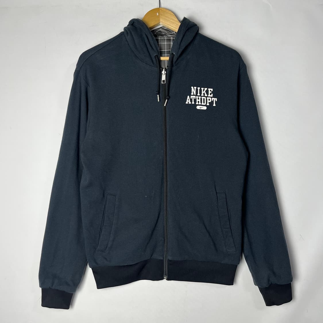 [NIKE] 나이키 리버시블 체크 배색 바람막이 후드집업 상품이미지5