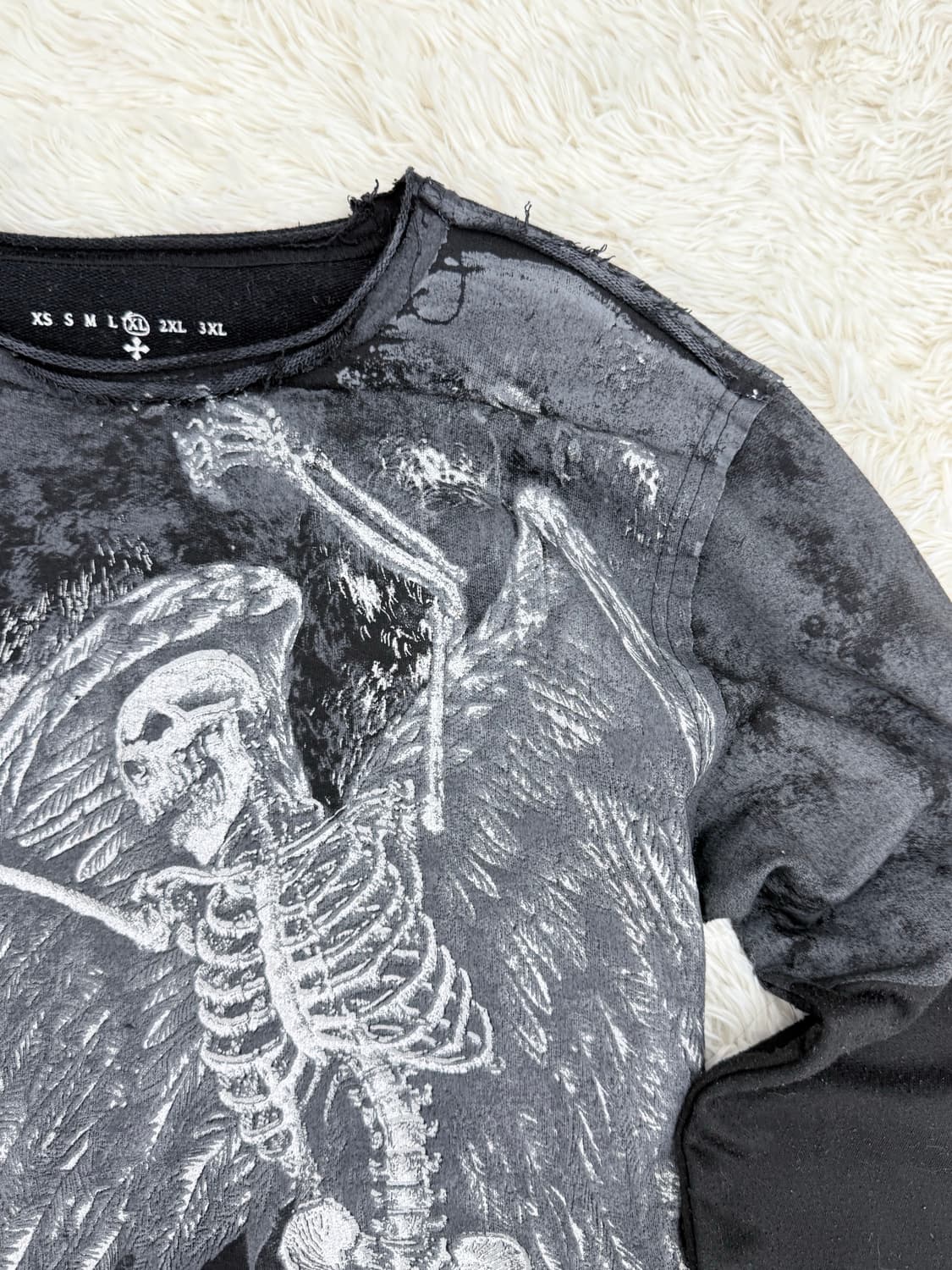 윙 스켈레톤 롱슬리브리스 상품이미지4