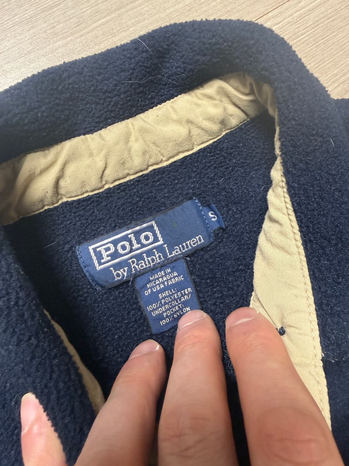 폴로 랄프로렌 polo 빈티지 후리스 집업 s 상품이미지2