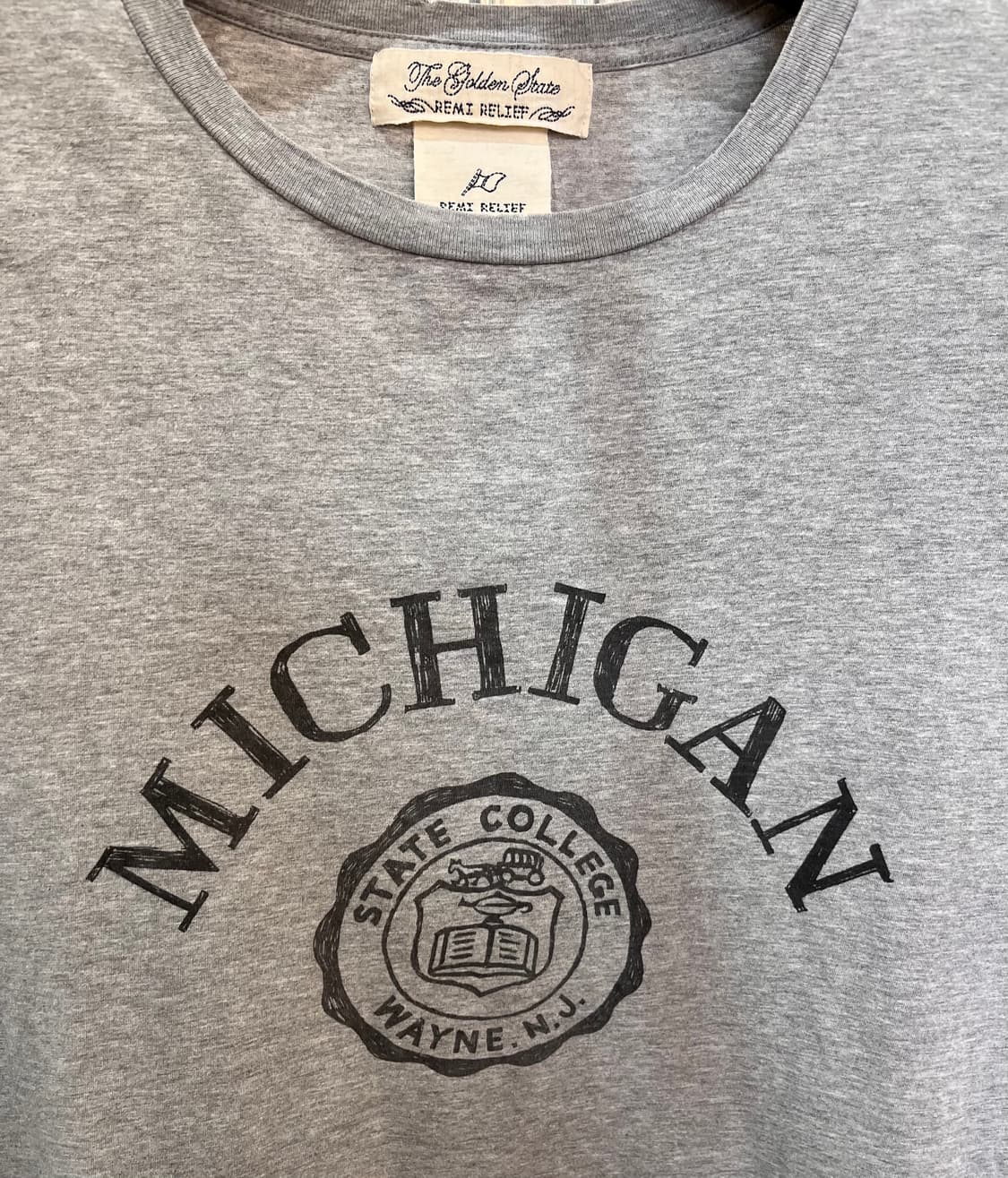 REMI RELIEF 레미 릴리프 반팔 그레이 XXXL 상품이미지3