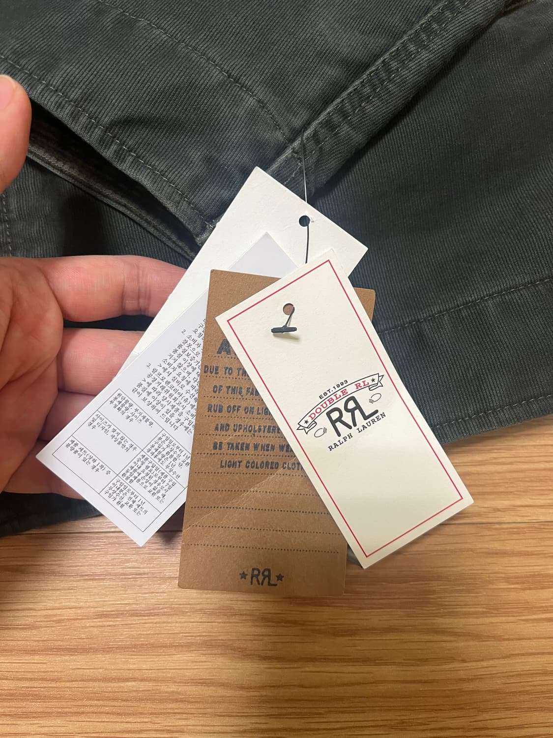 rrl 덱자켓 빈티지 블랙 m사이즈 상품이미지3