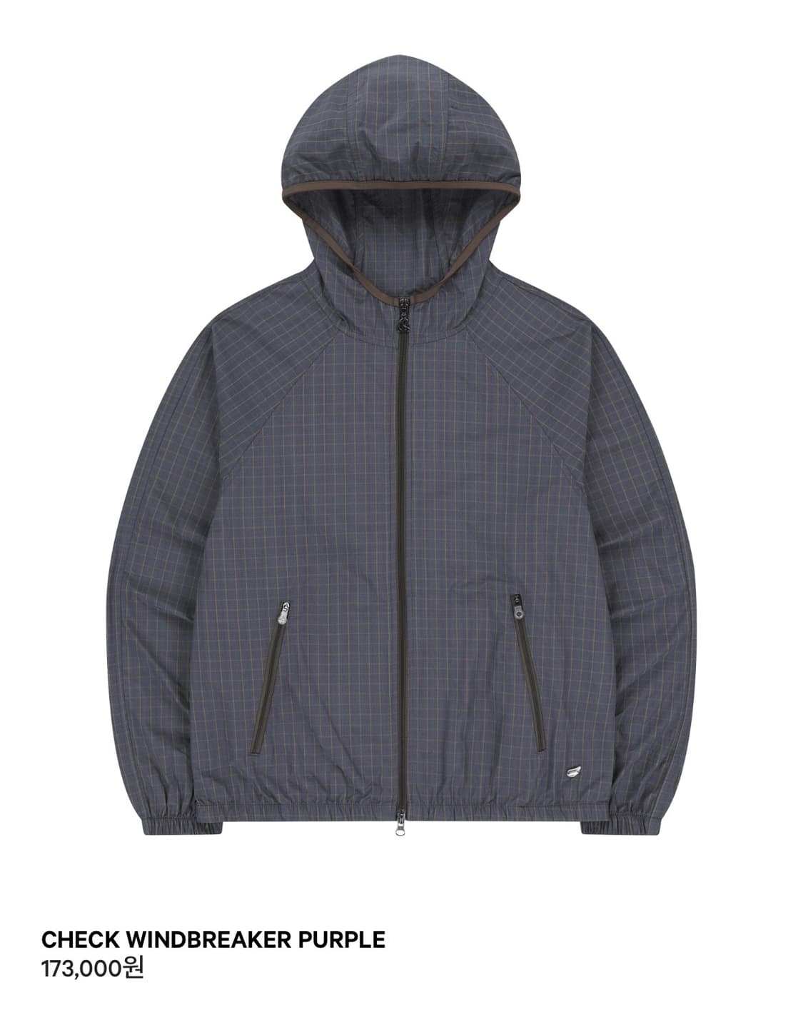 코이세이오 바람막이 CHECK WINDBREAKER PURPLE 상품이미지1