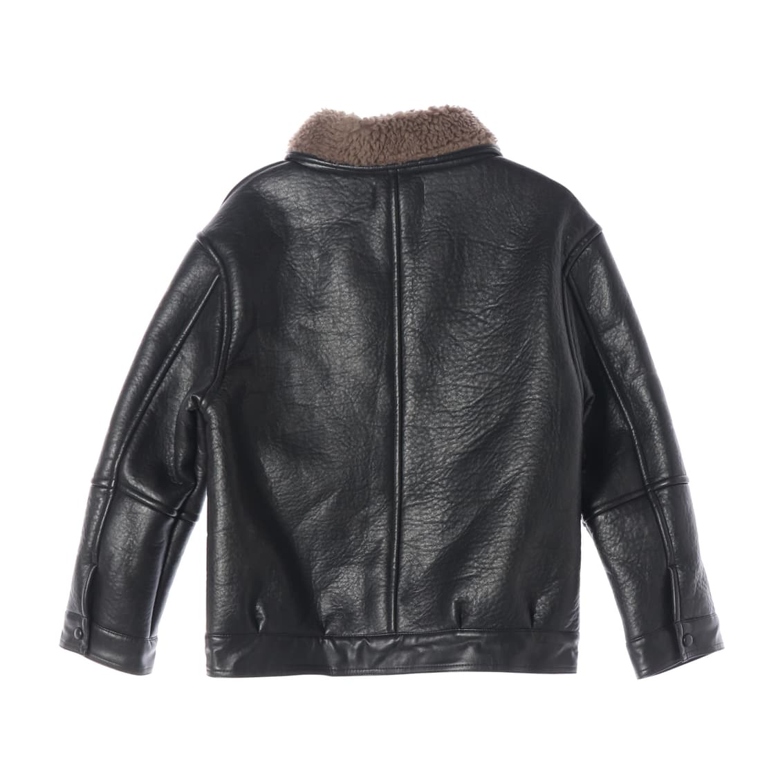 (새상품) 헤더먼트 24FW 보스턴 에코 레더 무스탕 재킷 상품이미지3