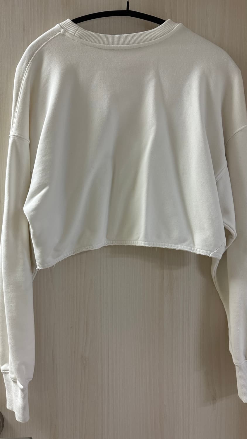 렉토 LLEGE 크롭 맨투맨 화이트 상품이미지5