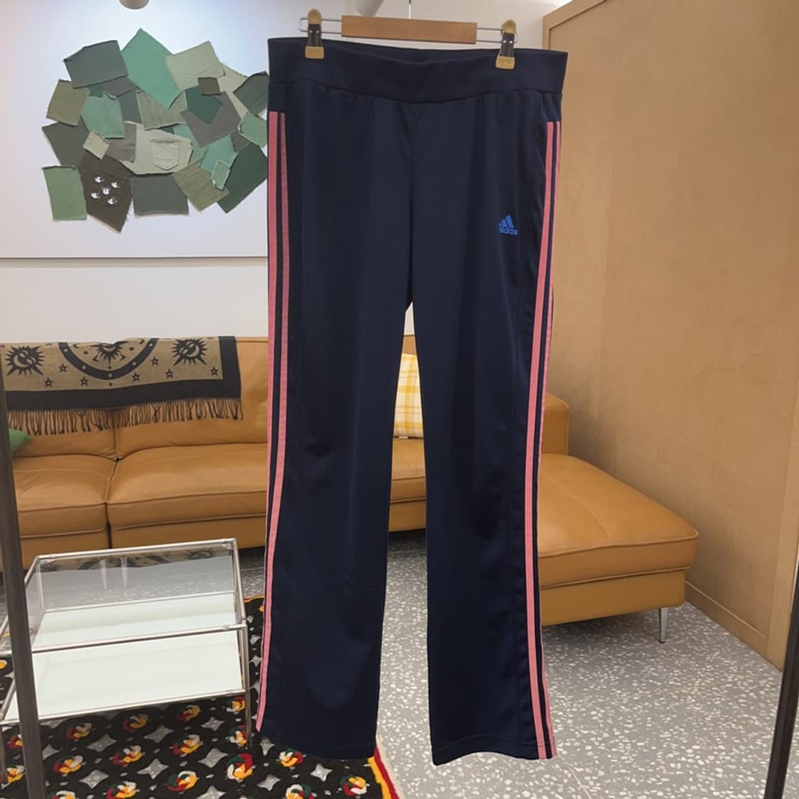 아디다스 베이직 오리지널 삼선 검흰 트랙팬츠 85 C08189 상품이미지3