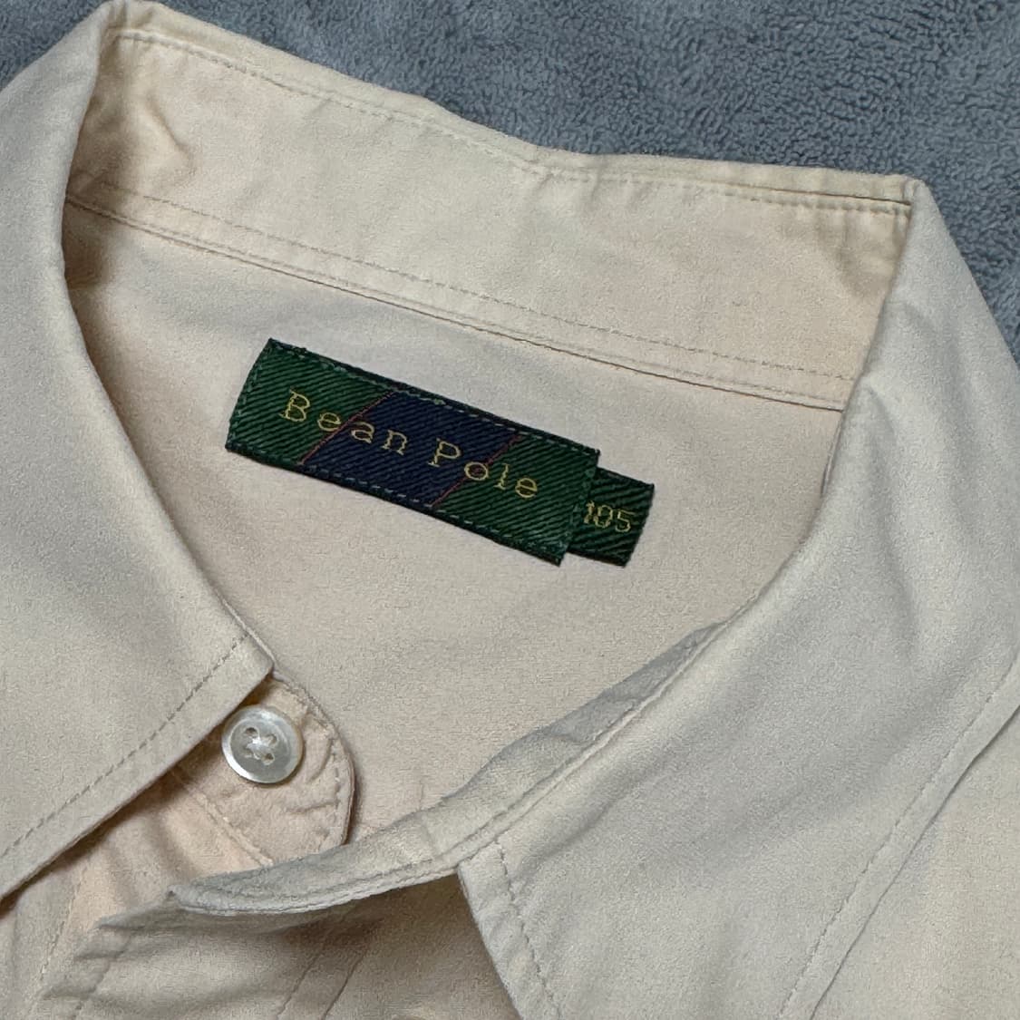 00s 빈폴 베이지 빈티지 반팔 셔츠 상품이미지3