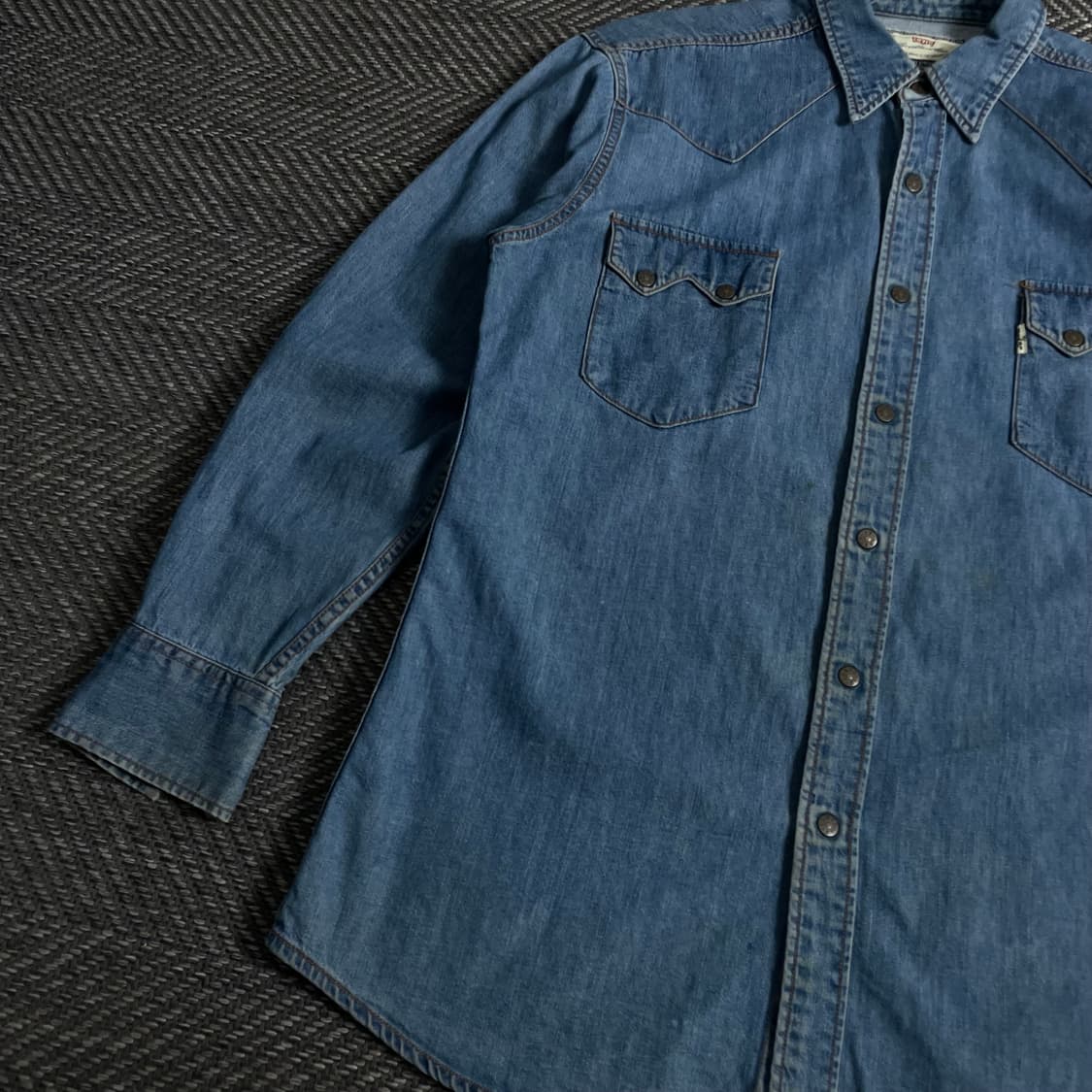 리바이스 빅E 웨스턴 데님 셔츠y 3789 상품이미지4