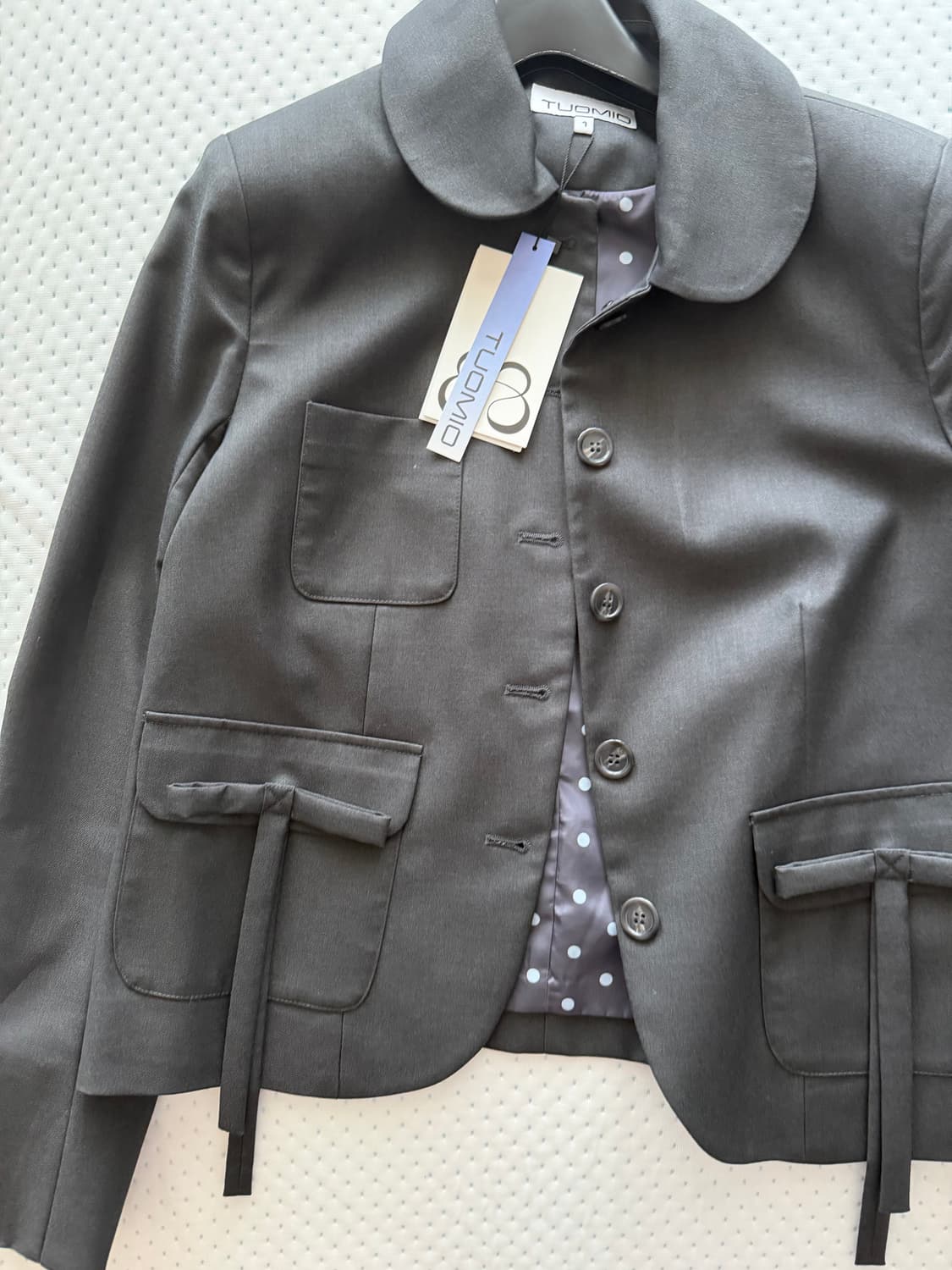 뚜오미오 라운드 카라 자켓 (새상품) 상품이미지3