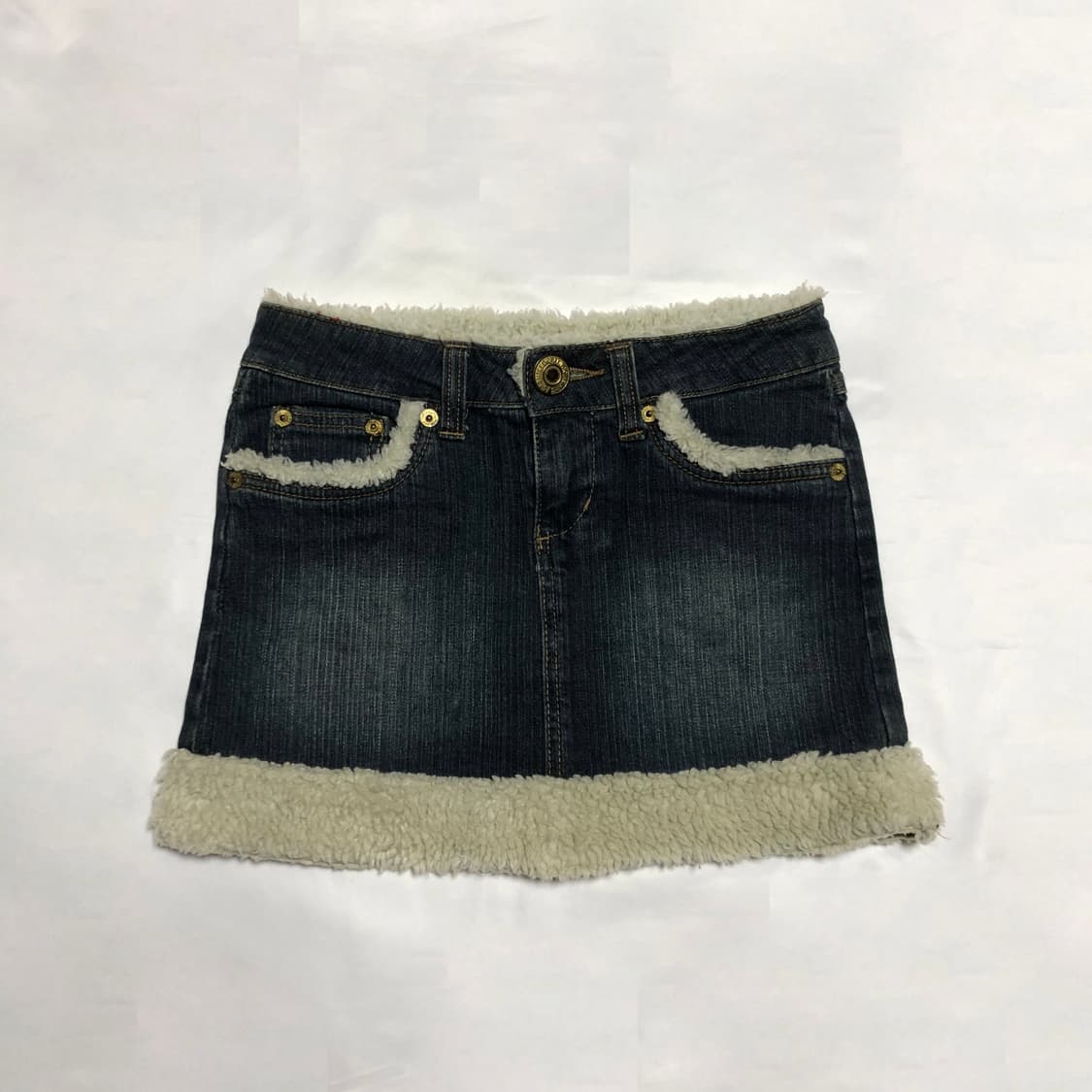 양털 데님 스커트 상품이미지1