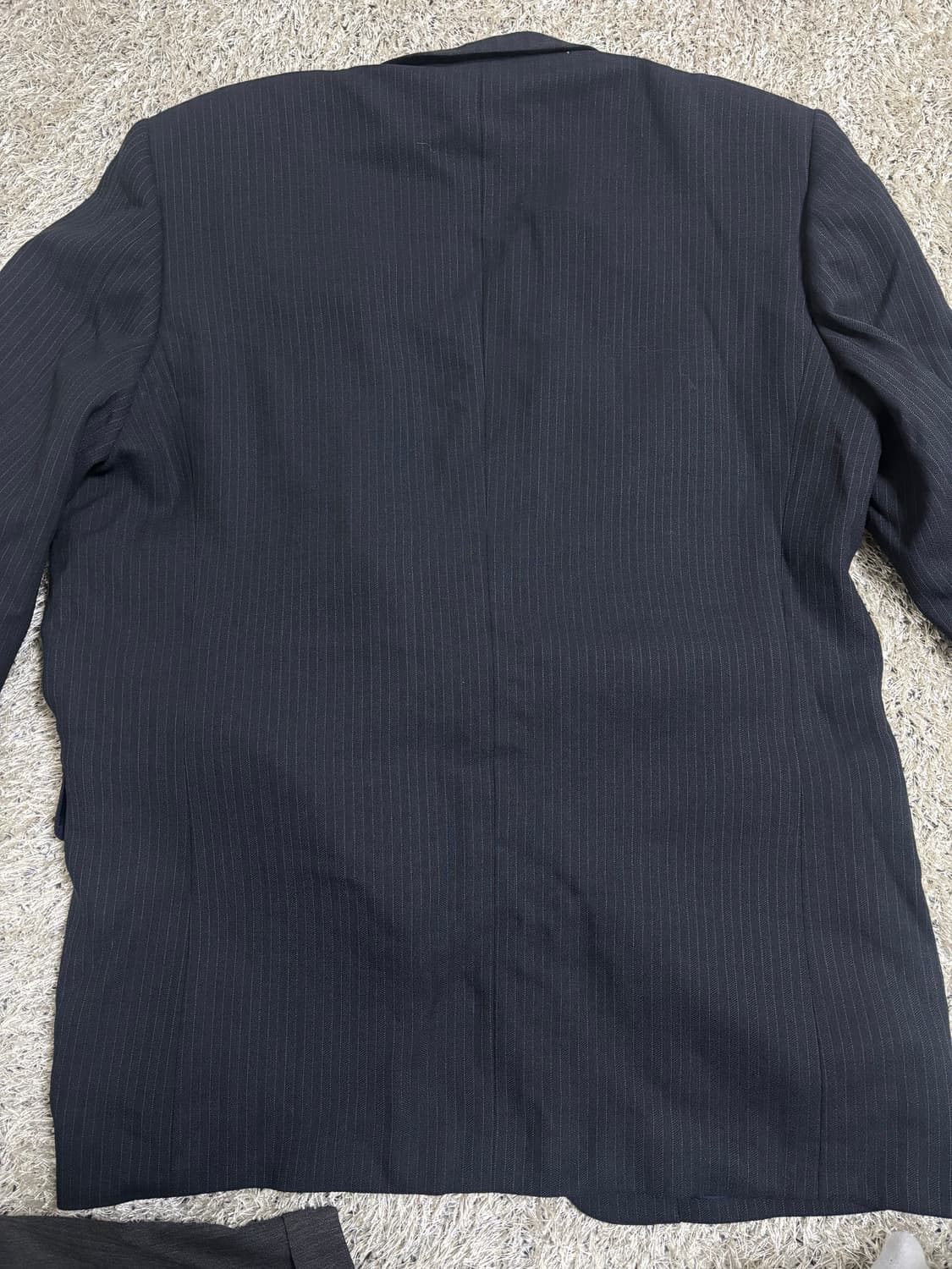 일제 랑방 스트라이프 블레이저 사이즈 105 상품이미지8