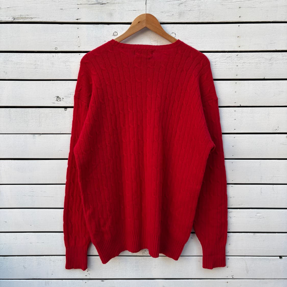 Polo 폴로 케이블 꽈배기 울 니트 상품이미지2