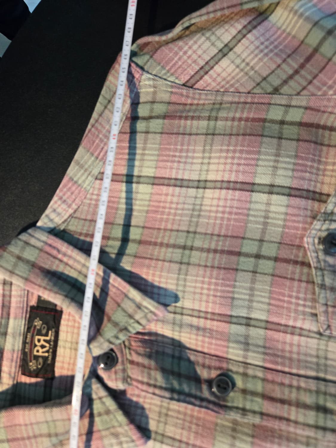 RRL 체크 트월 워크 셔츠 상품이미지5