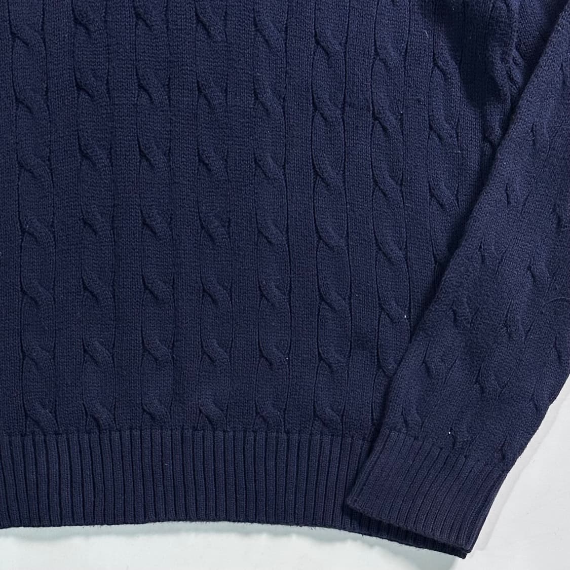 폴로 랄프로렌 네이비 케이블 니트 상품이미지3