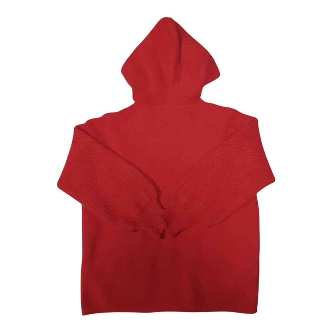 ✨ (바배) 레드 니트 후드 집업  상품이미지2