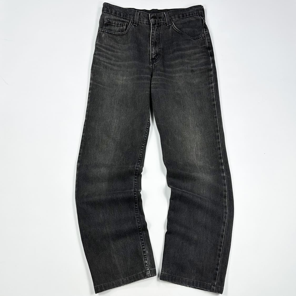 28 리바이스 505 레귤러 스트레이트 흑청 데님팬츠 상품이미지2