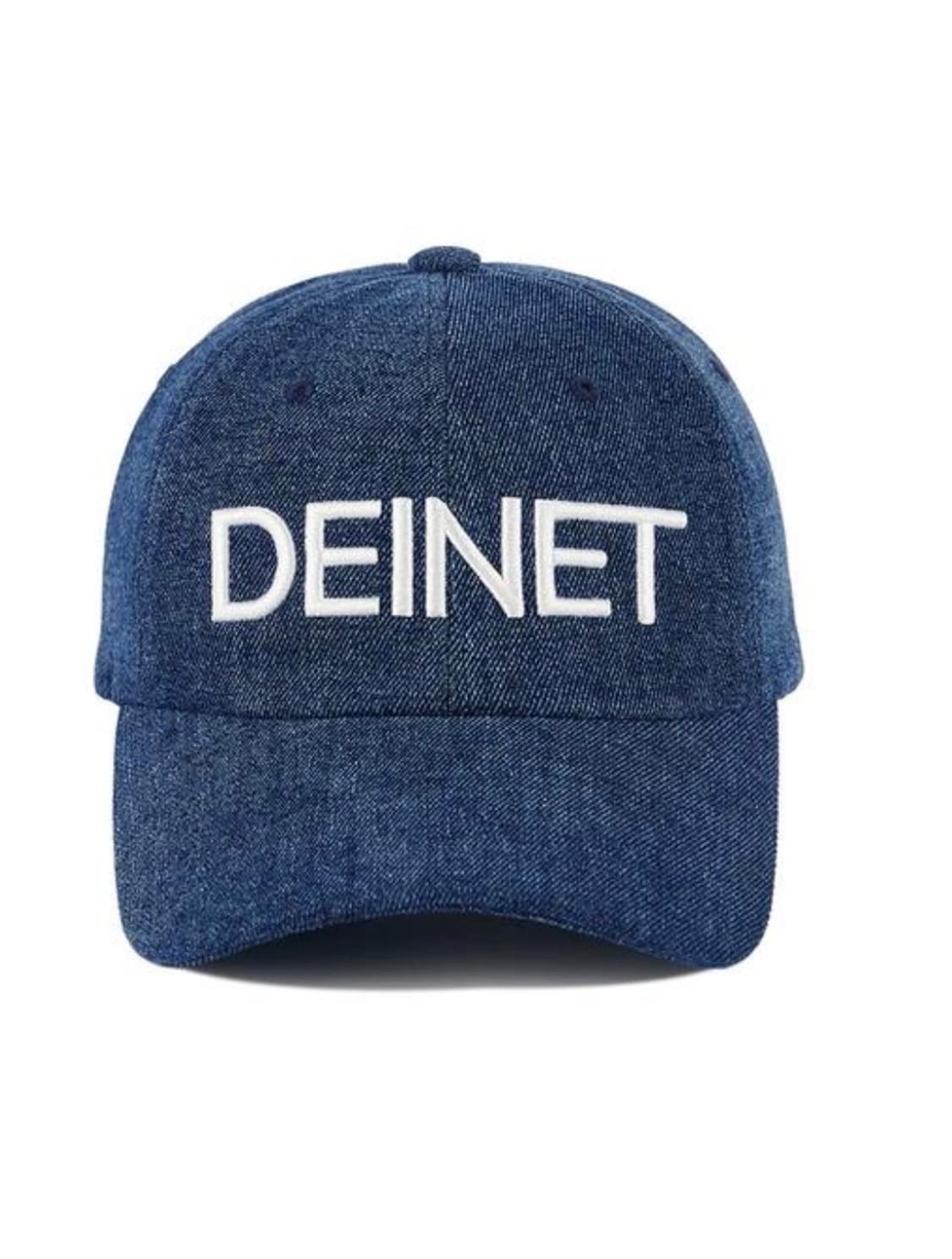 새상품) 다이닛 DEINET 로고 데님 볼캡 블루 상품이미지1