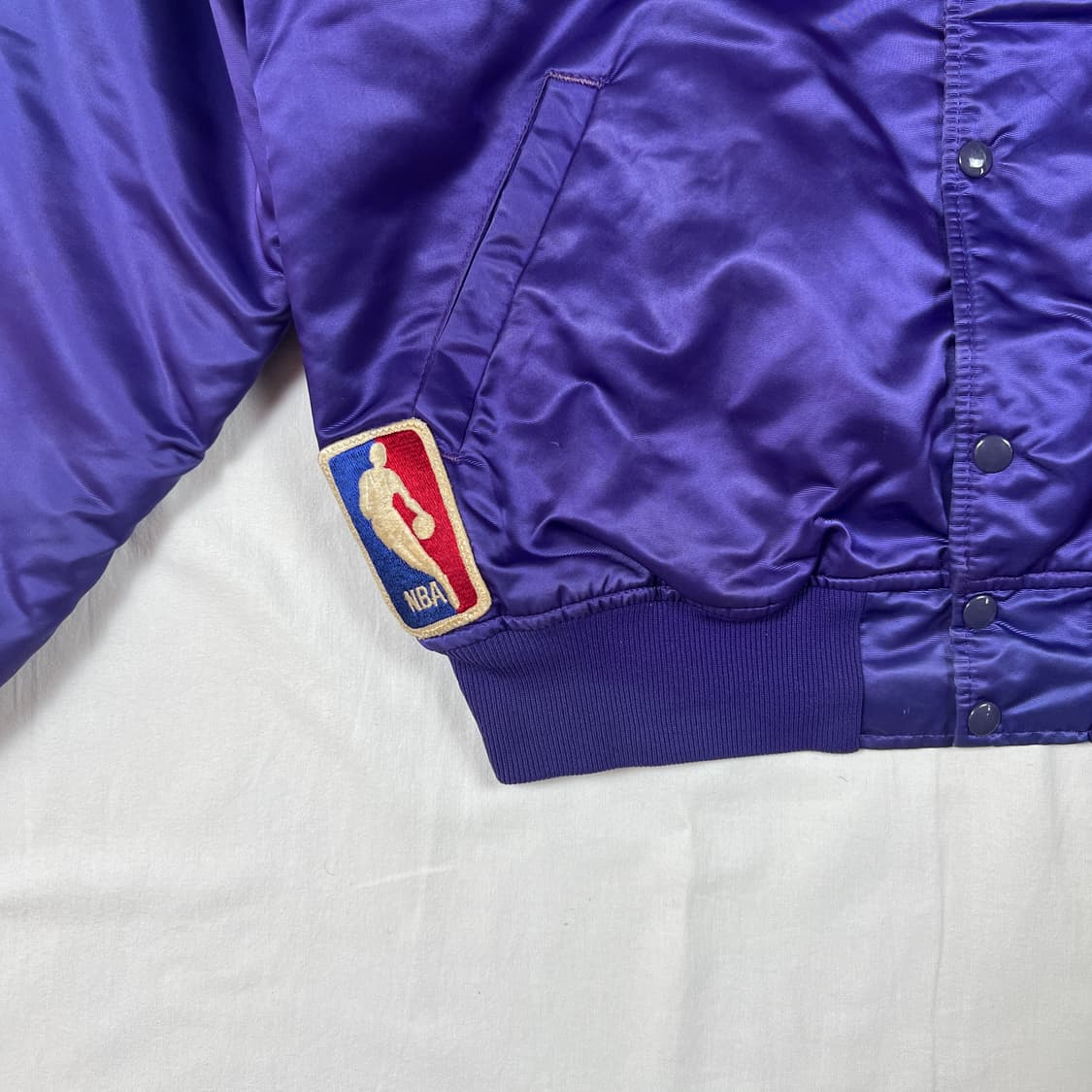 90‘s 스타터 starter nba la레이커스 팀 봄버자켓 상품이미지6