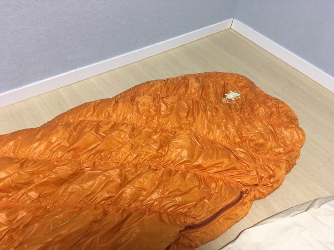 몽벨 800 exp 침낭 좌지퍼 상품이미지6