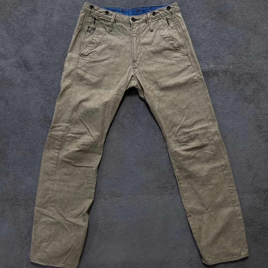 지스타로우 로우 코튼팬츠 상품이미지2