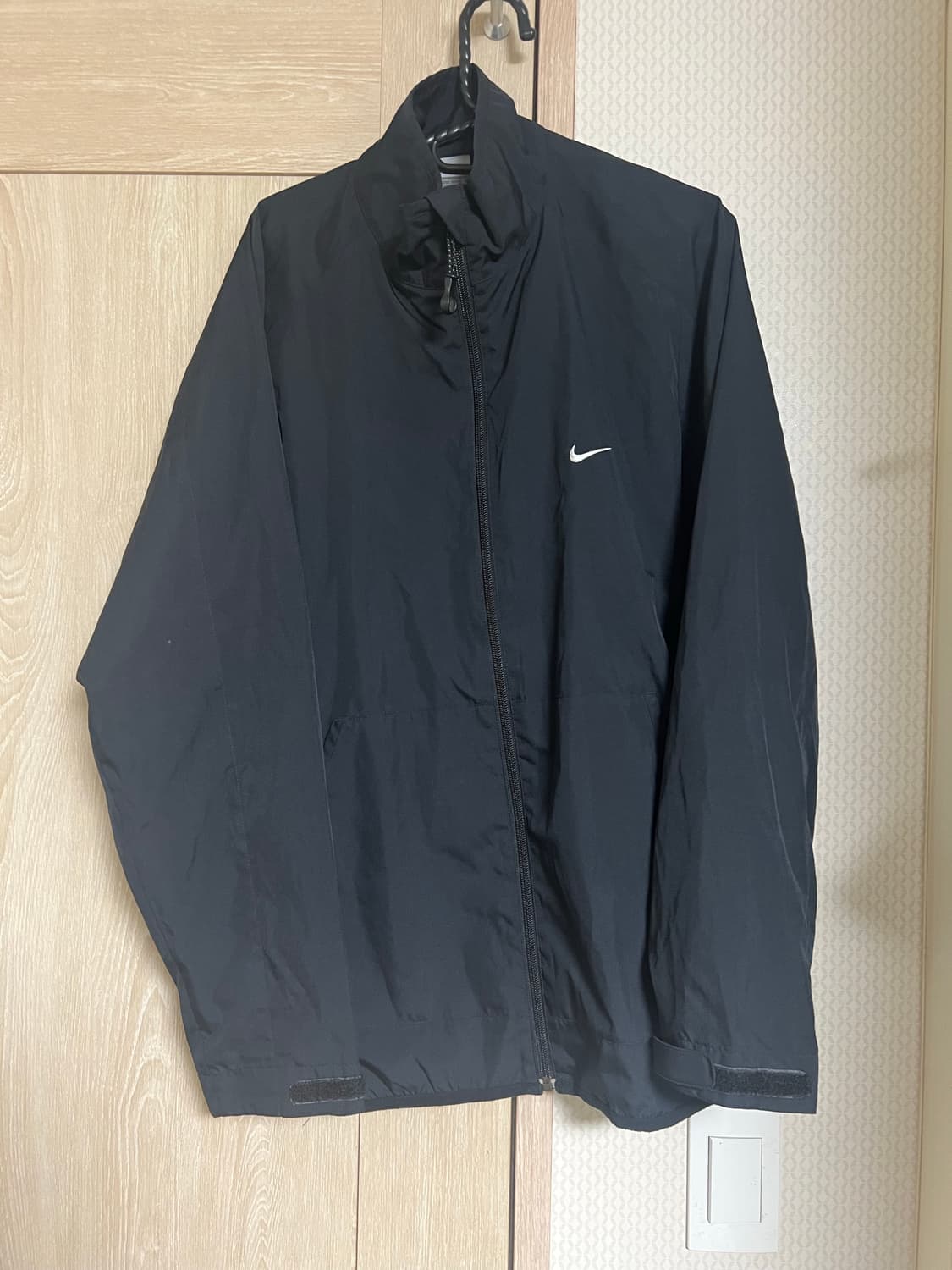 00s 나이키 솔로 스우시 올드스쿨 블랙 바람막이 윈드브레이커 상품이미지1