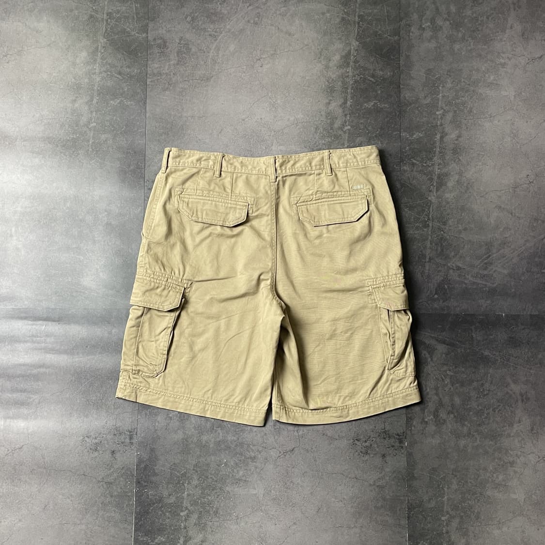 IZOD 아이자드 빈티지 베이지 코튼 카고 하프 팬츠 A00684 상품이미지5