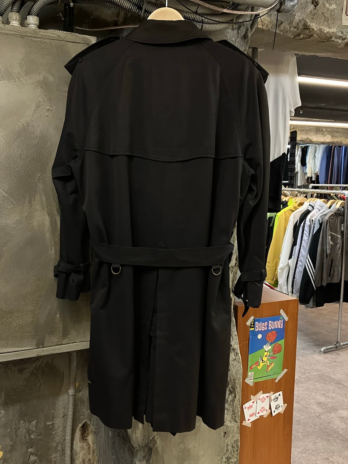 닥스 롱 프렌치코트 블랙브라운  #csz2511  상품이미지2