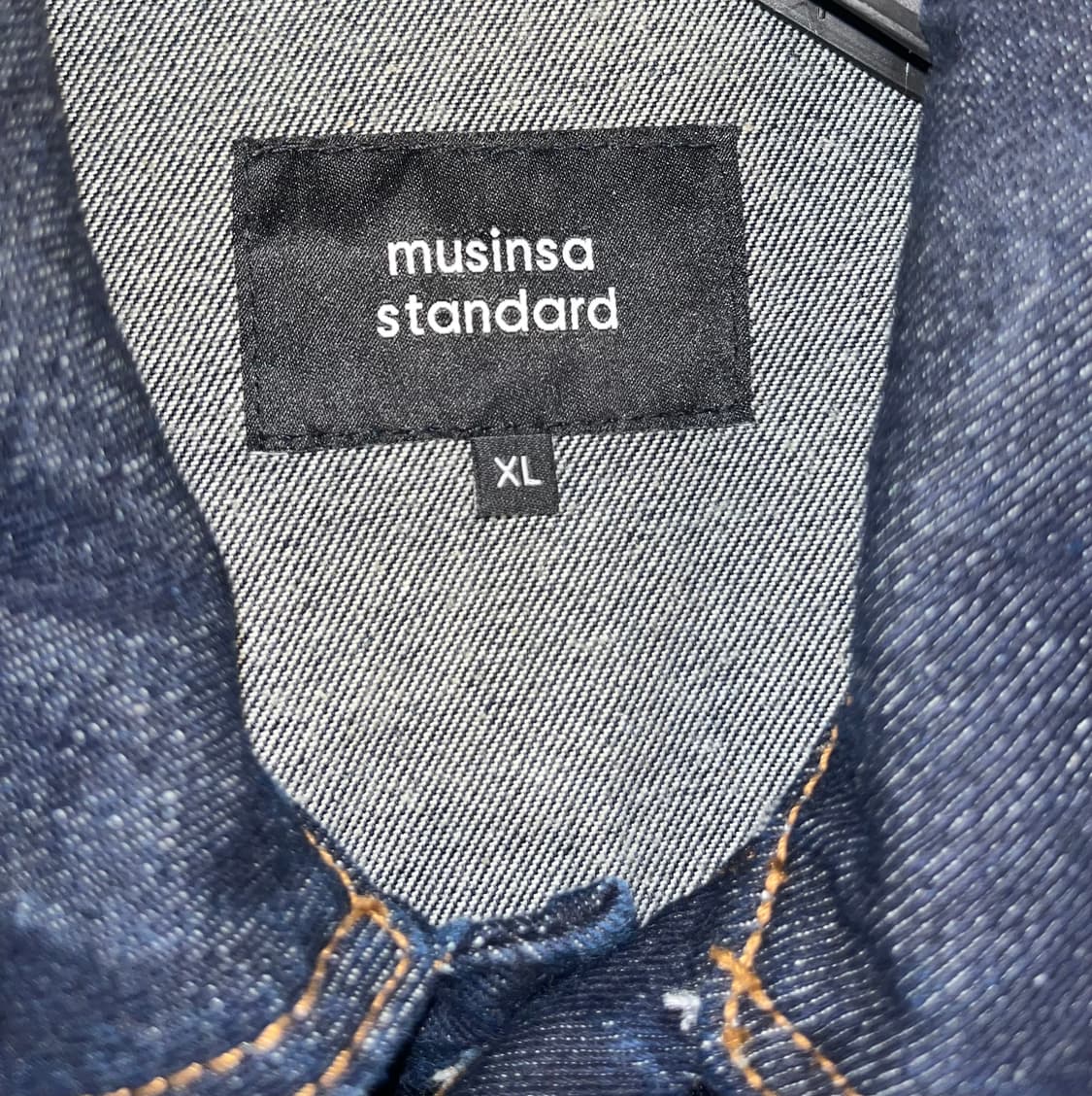 무신사스탠다드 릴렉스드 데님 트러커 재킷 [딥 인디고] 상품이미지3