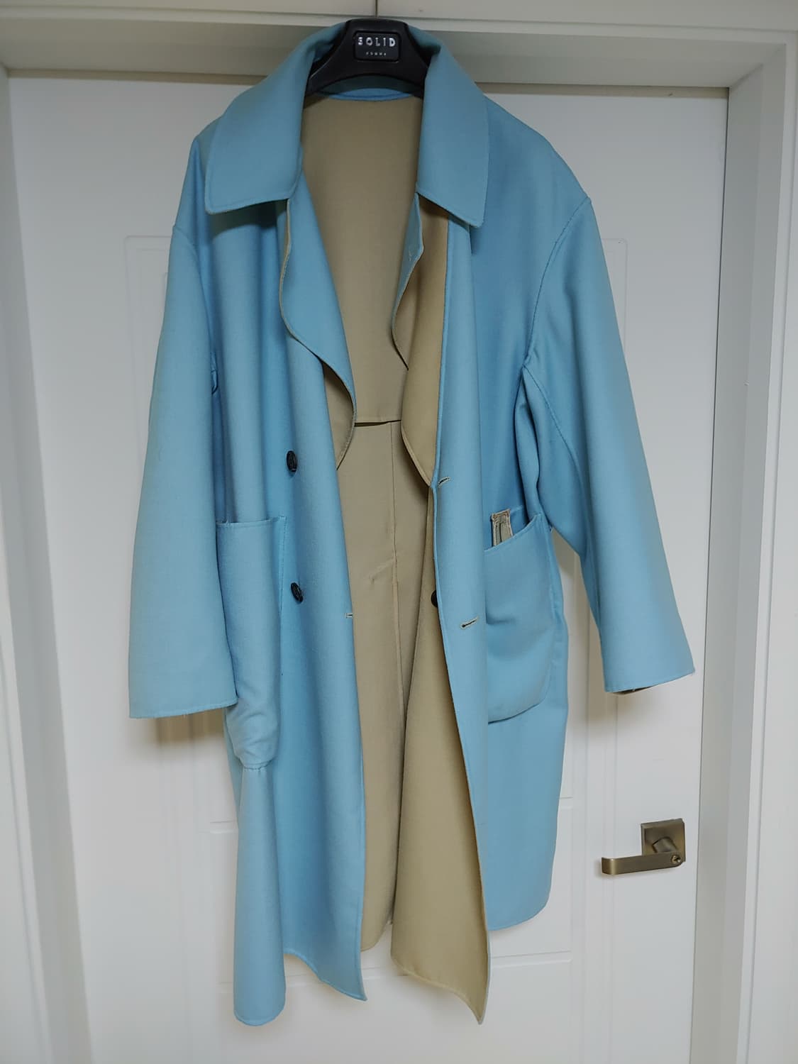 송지오옴므 리버서블 로브 코트 팝니다 상품이미지2