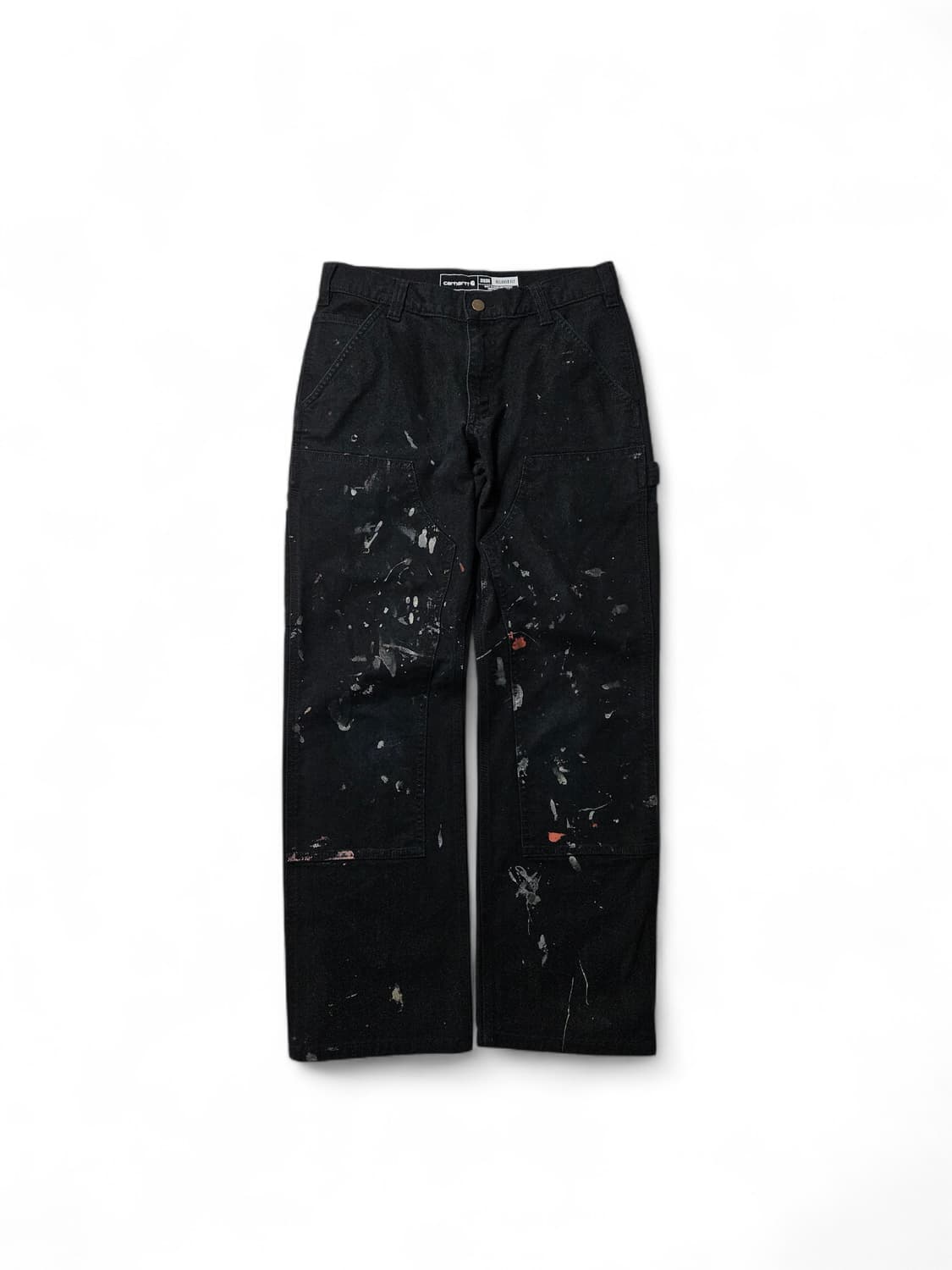칼하트 블랙 더블니 페인티드 데미지 팬츠 워크팬츠 31 상품이미지1