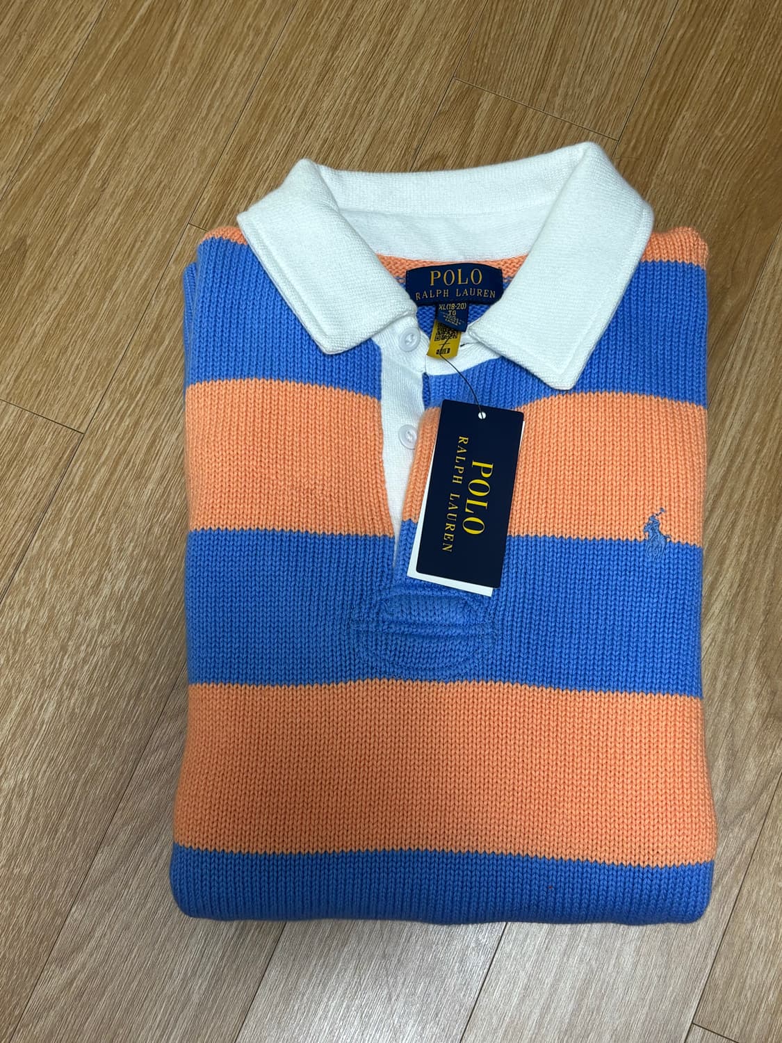 폴로 보이즈 럭비니트 XL 상품이미지1