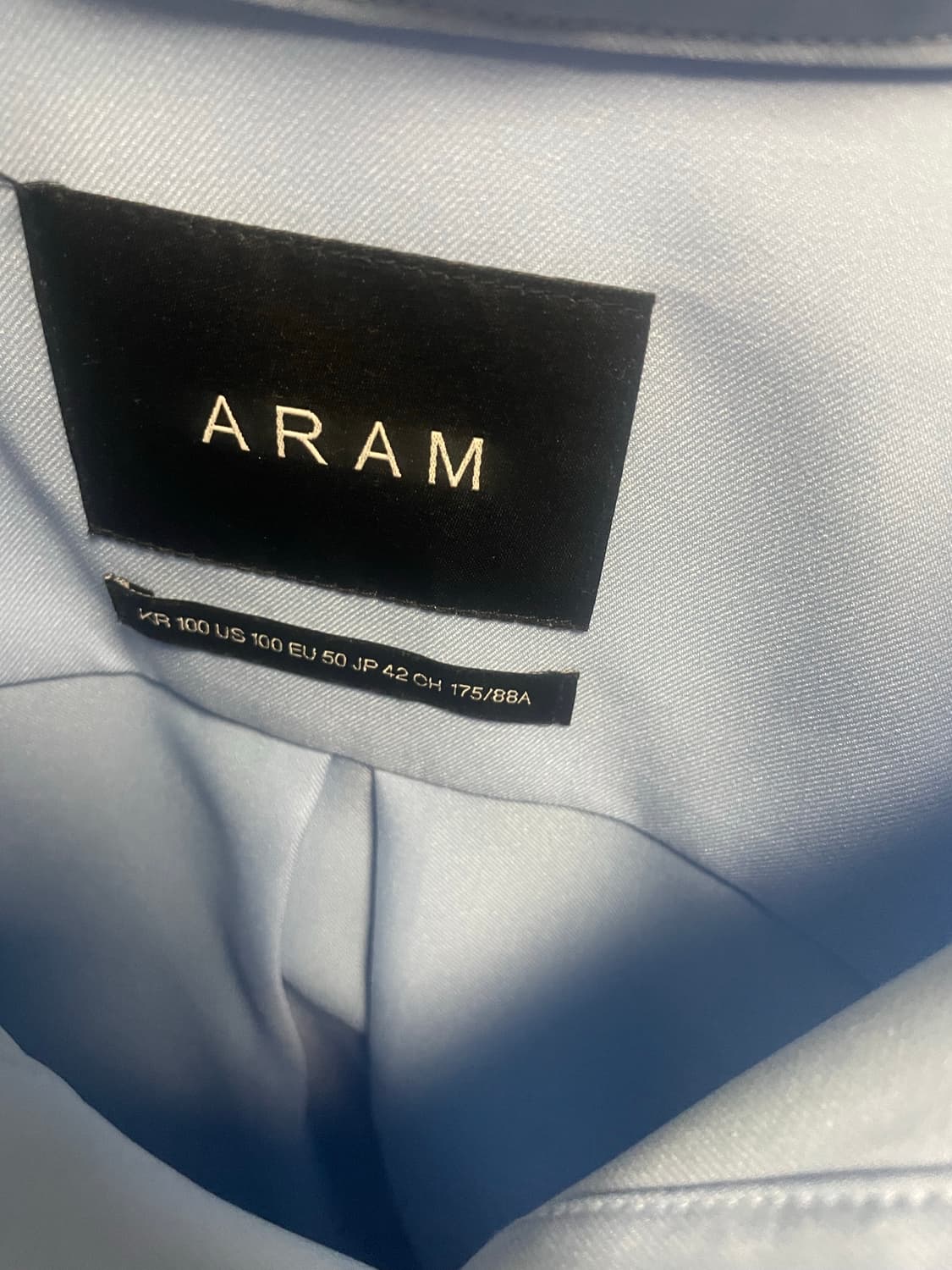 아람 셔츠 박서준 착용 새상품급 L 상품이미지4