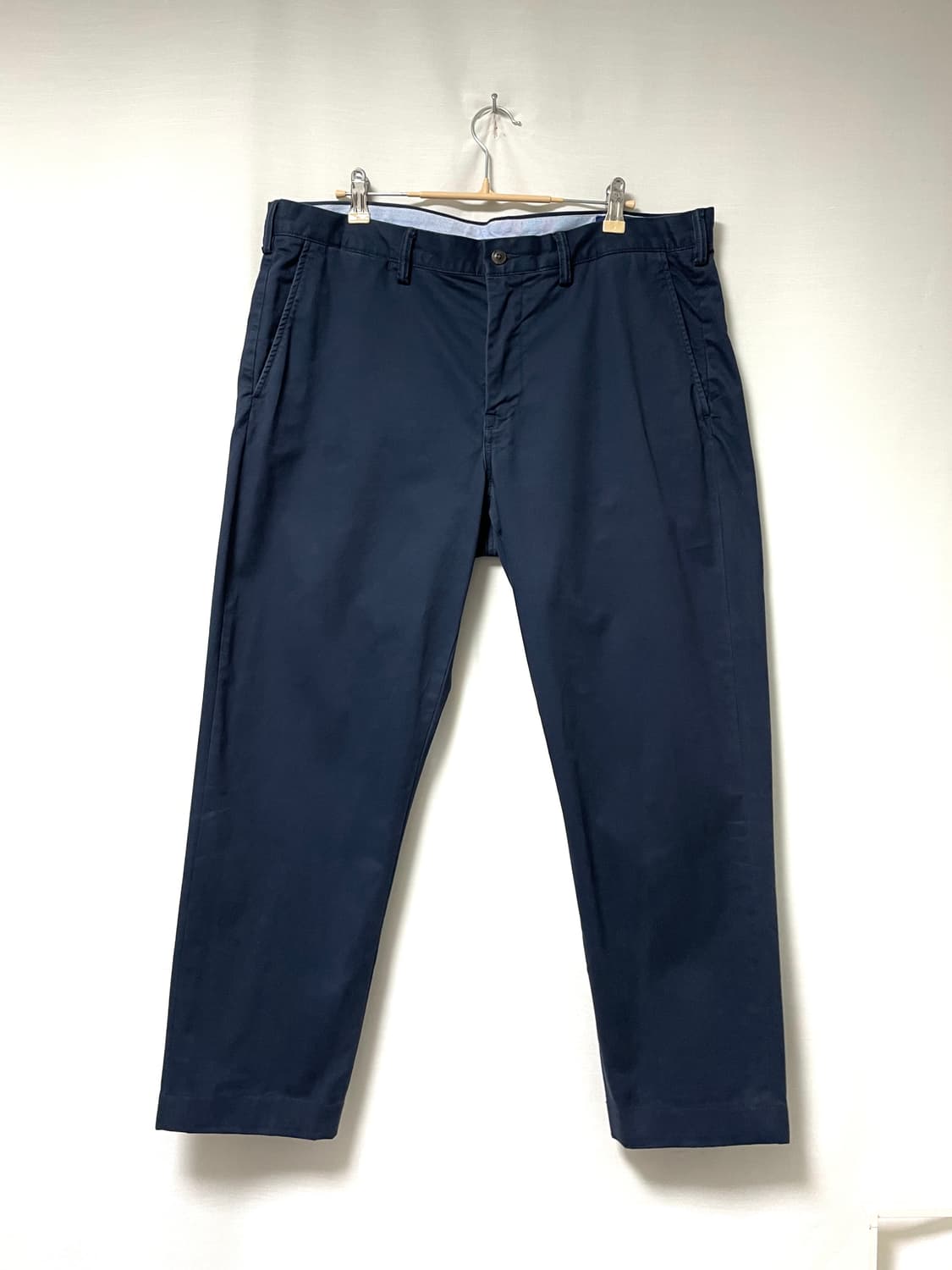 폴로 남성 스트레치 워시드 코튼 치노팬츠 면바지 36 _ 네이비 상품이미지2