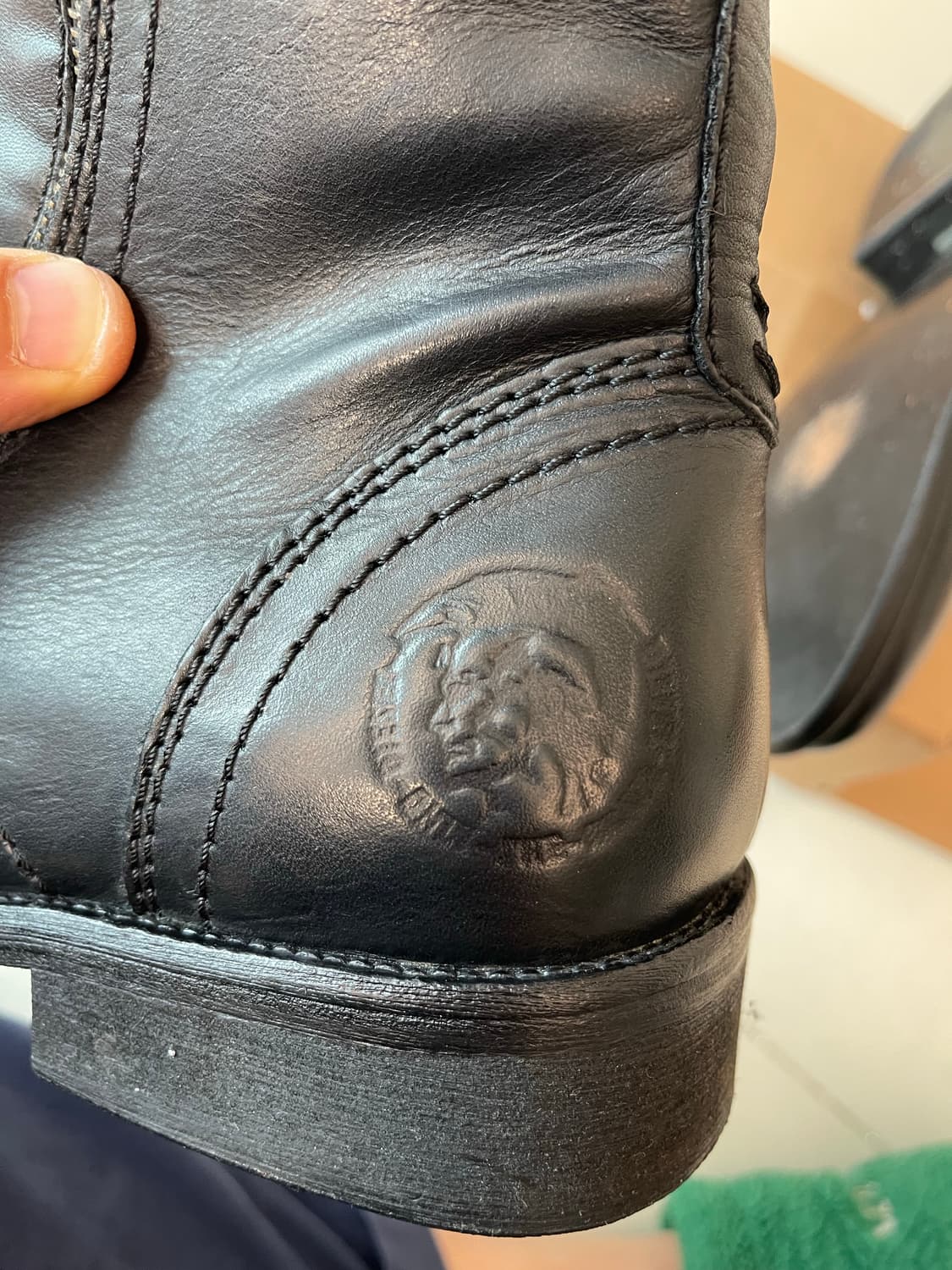 디젤(Diesel) The pit 가죽 집업 부츠 블랙43(280) 상품이미지7